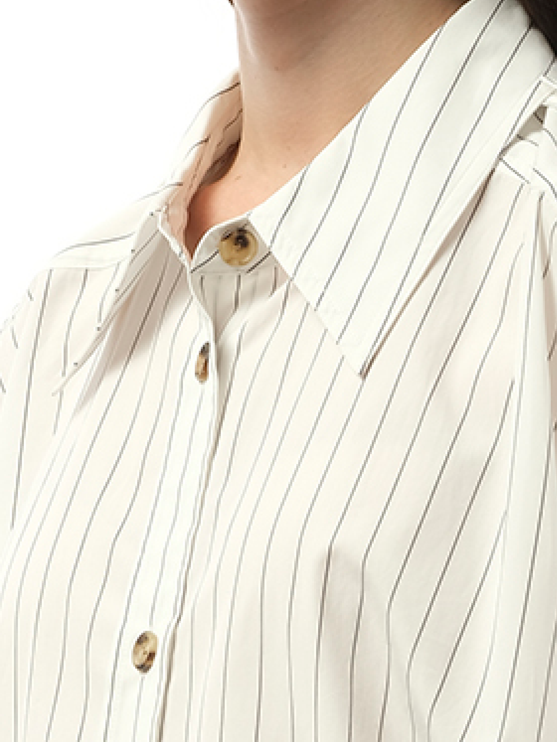 Tamal Top in White/Navy
