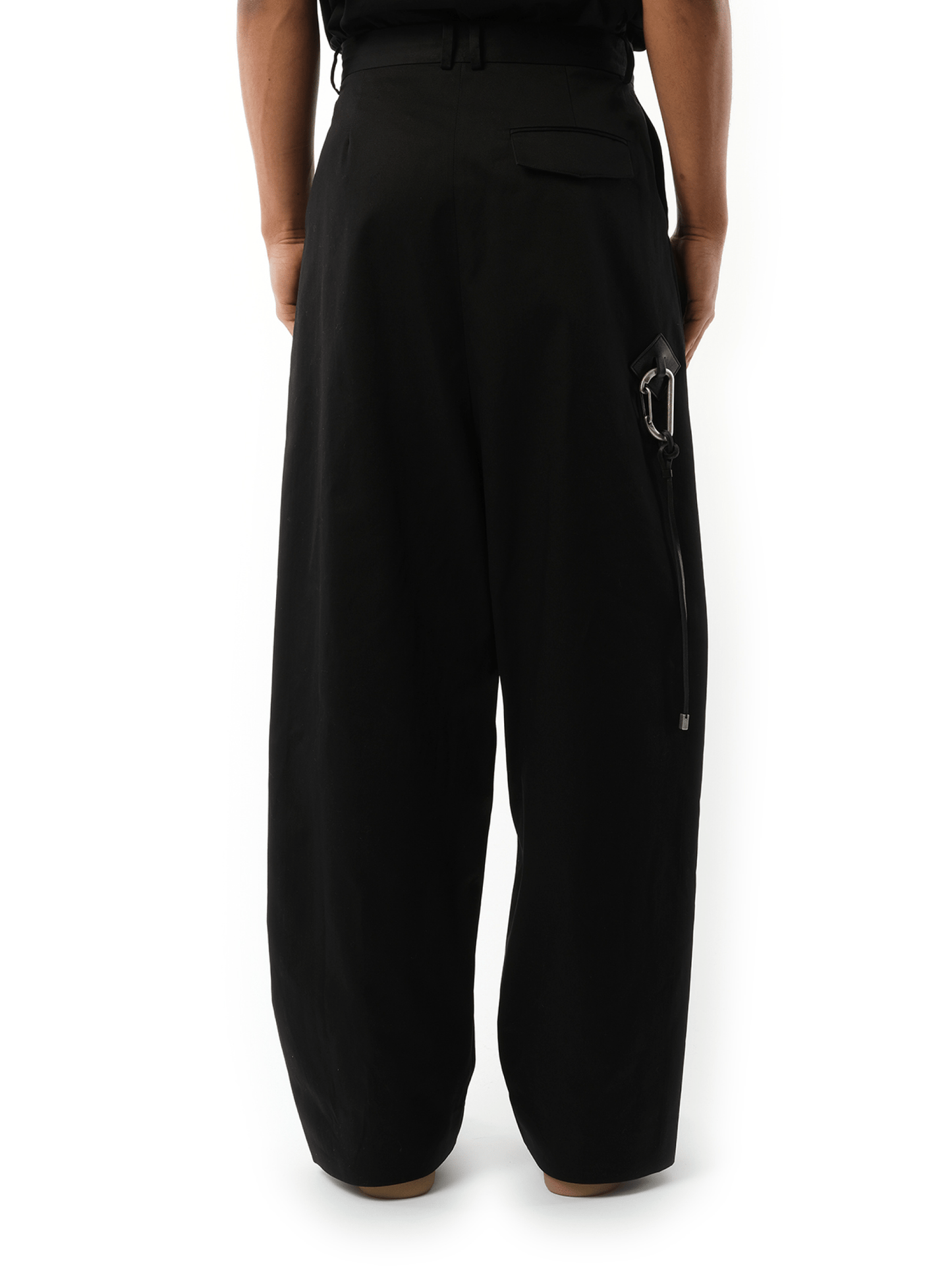 Low Crotch Trouser in Black