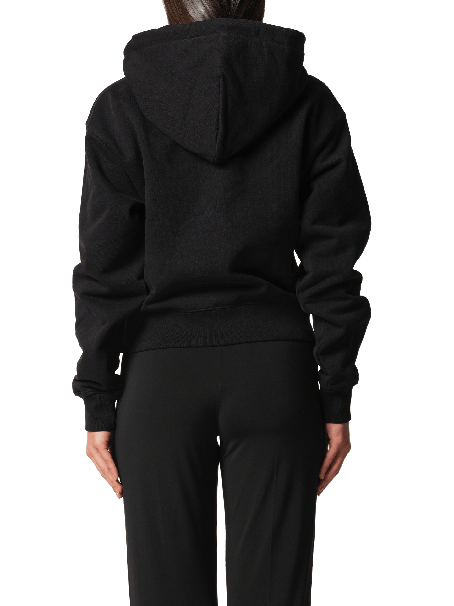 Le Hoodie Gros Grain in Black