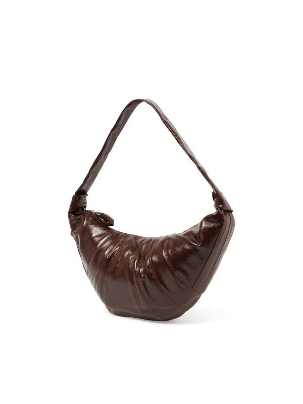 Lemaire Large Croissant Bag in Chocolate Fondant