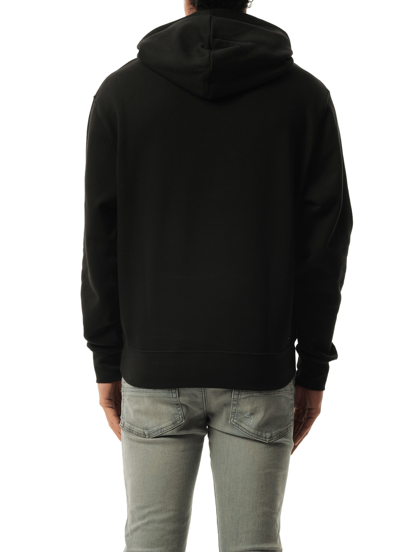 Amiri Amiri Staggered Hoodie in Black/White