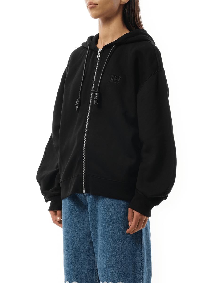 Loewe Flamenco Zip Hoodie in Black
