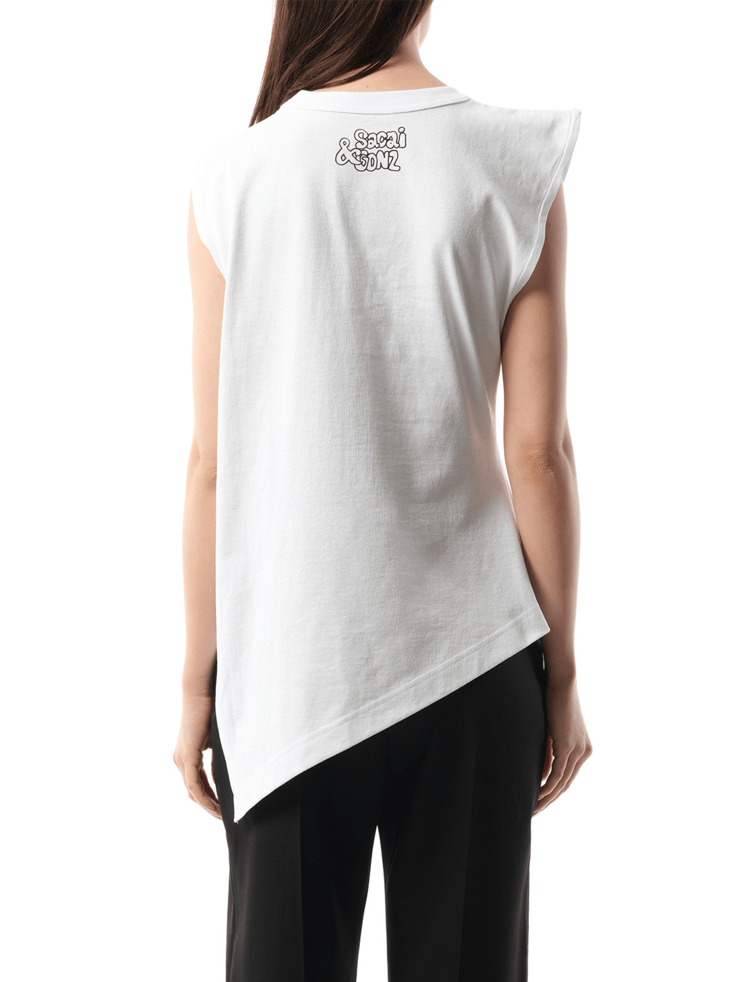Sacai Gonz Print T-Shirt in White
