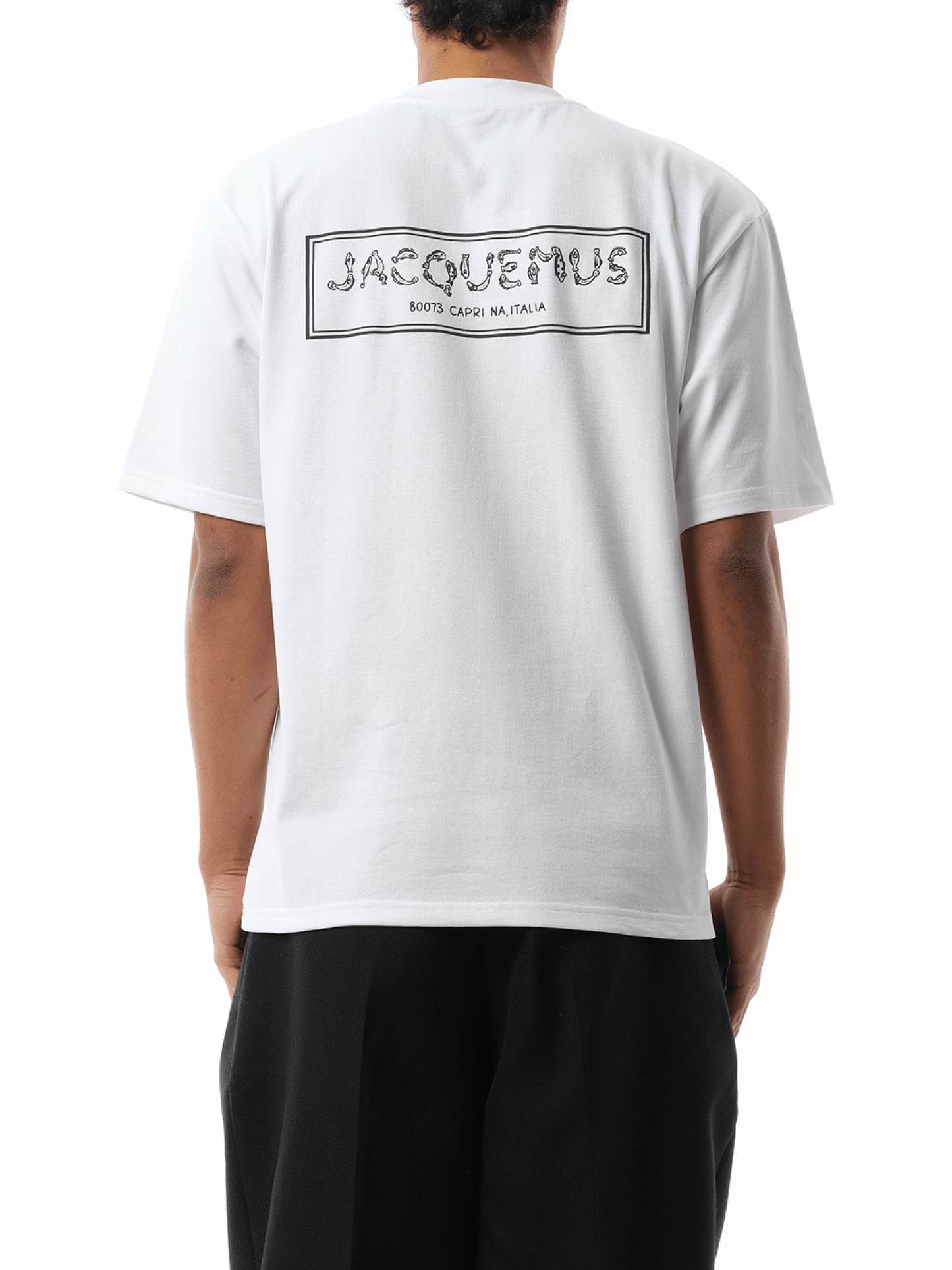 Le T-Shirt Fish Logo in White