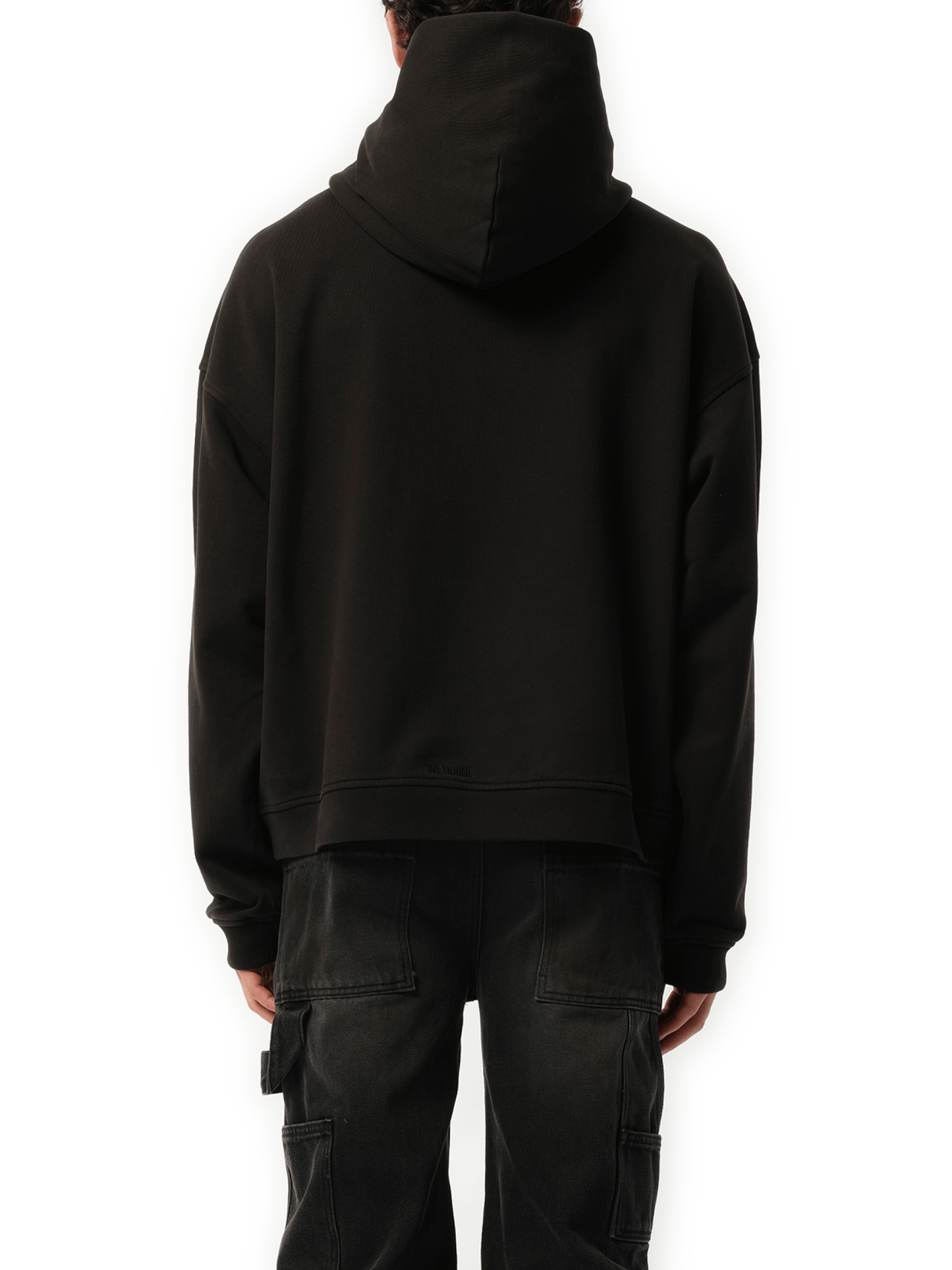 Vintage Collage Hoodie in Black