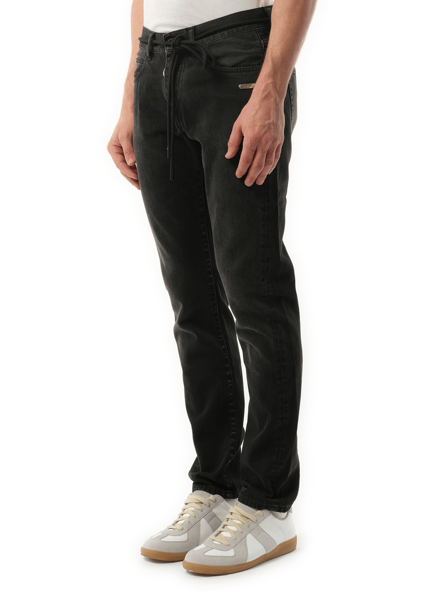 Slim Back Dart Jeans in Grey