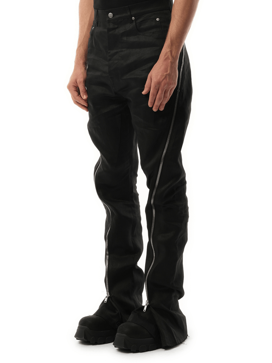 Rick Owens Linen Bolan Banana in Black