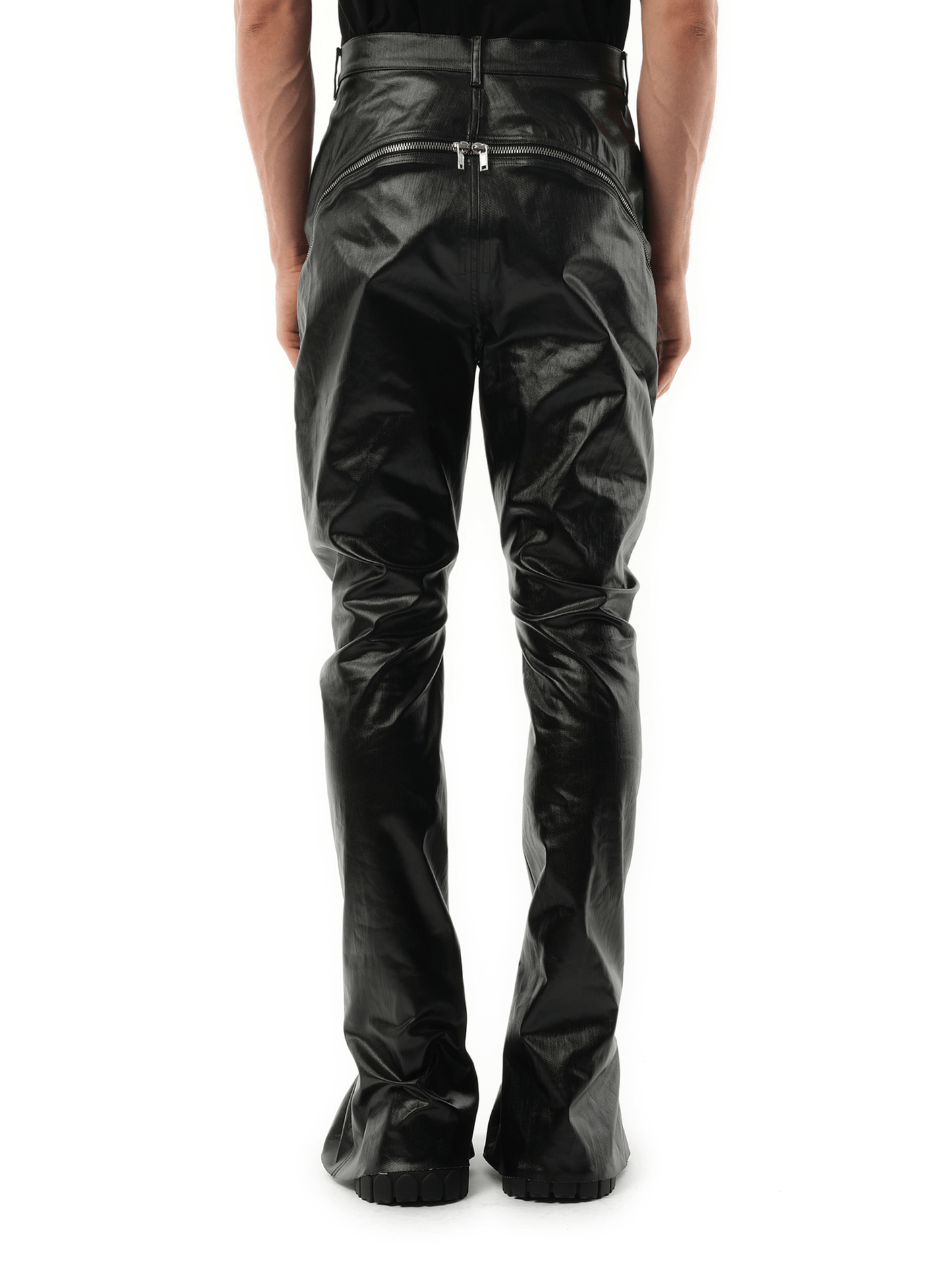 Rick Owens Coated Denim Bolan Banana in Black