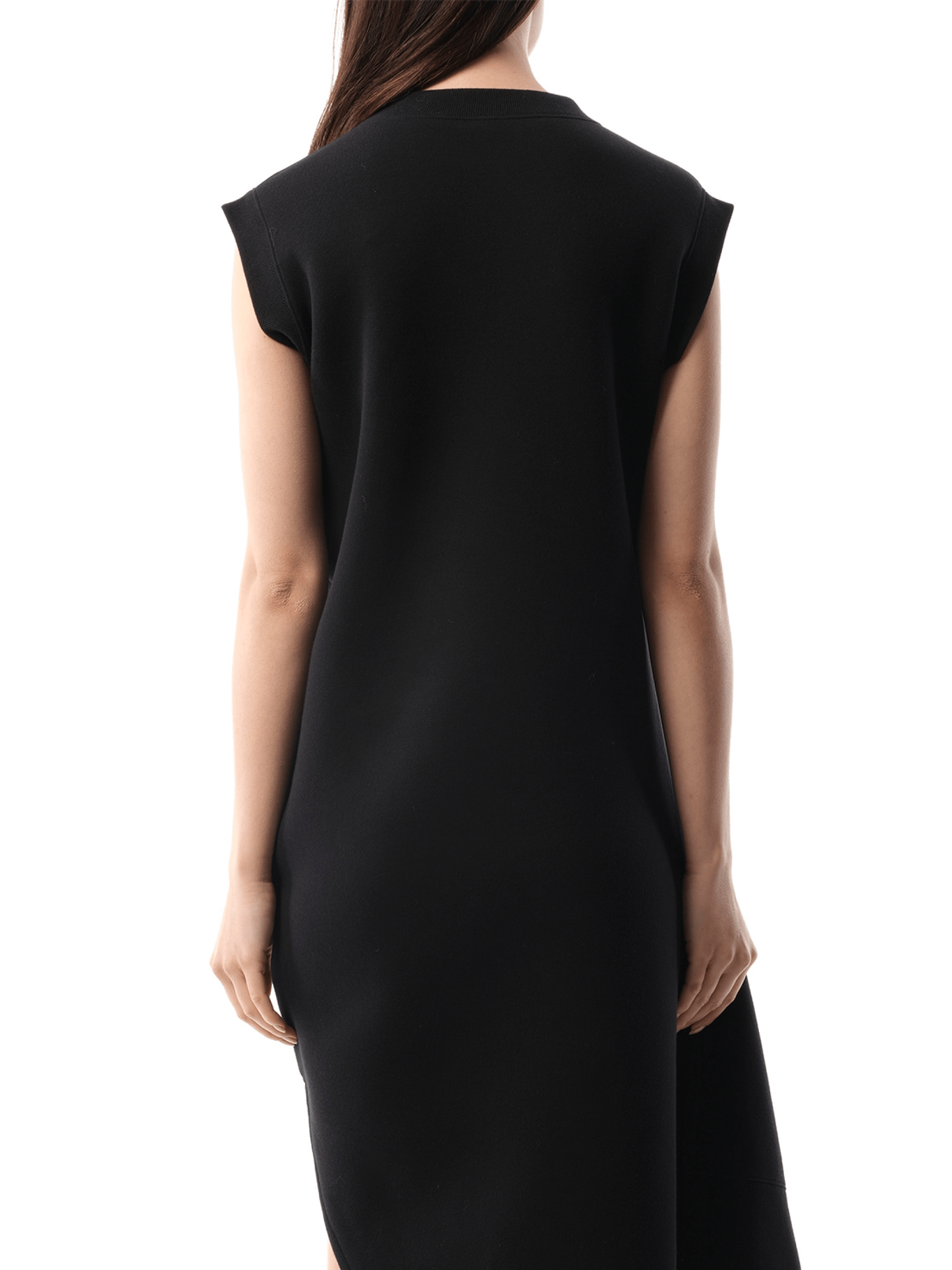 Sponge Sweat Dress in Black