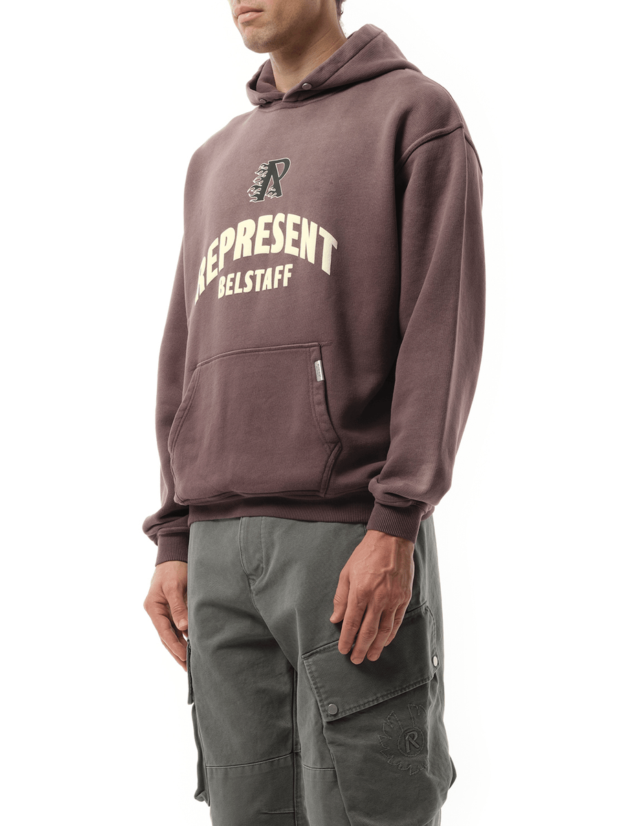 Represent Represent X Belstaff Flame Phoenix Hoodie in Plum