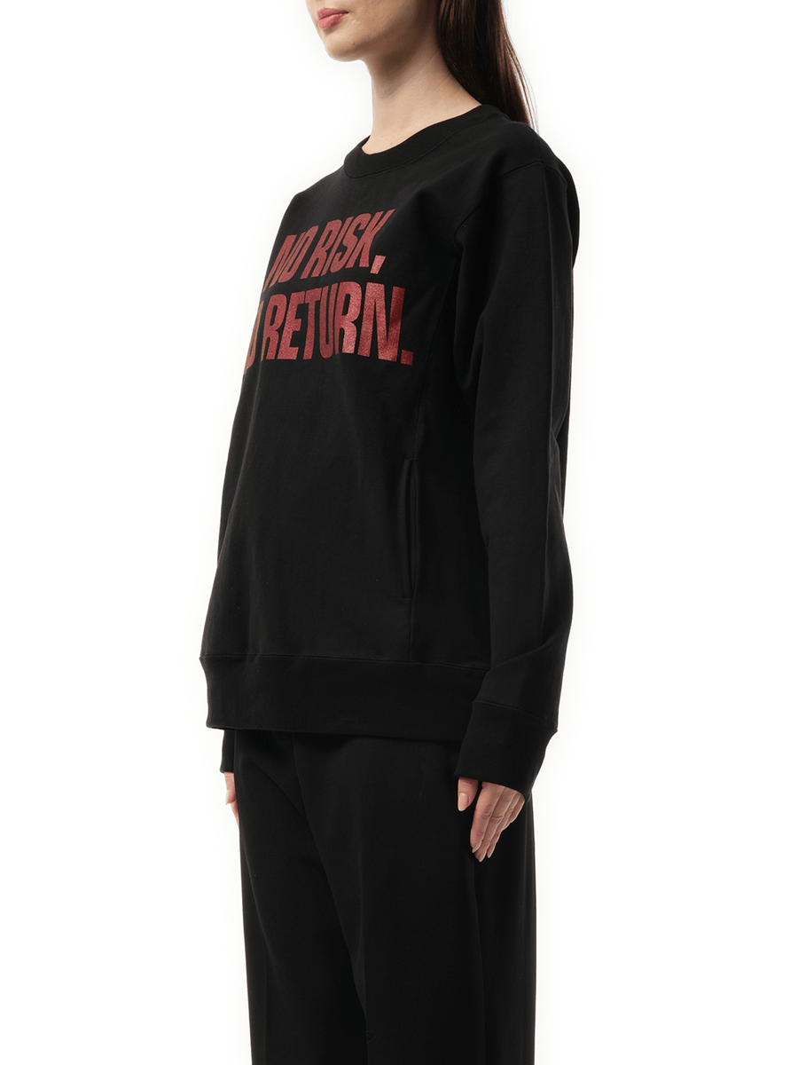 Sweatshirt in Black