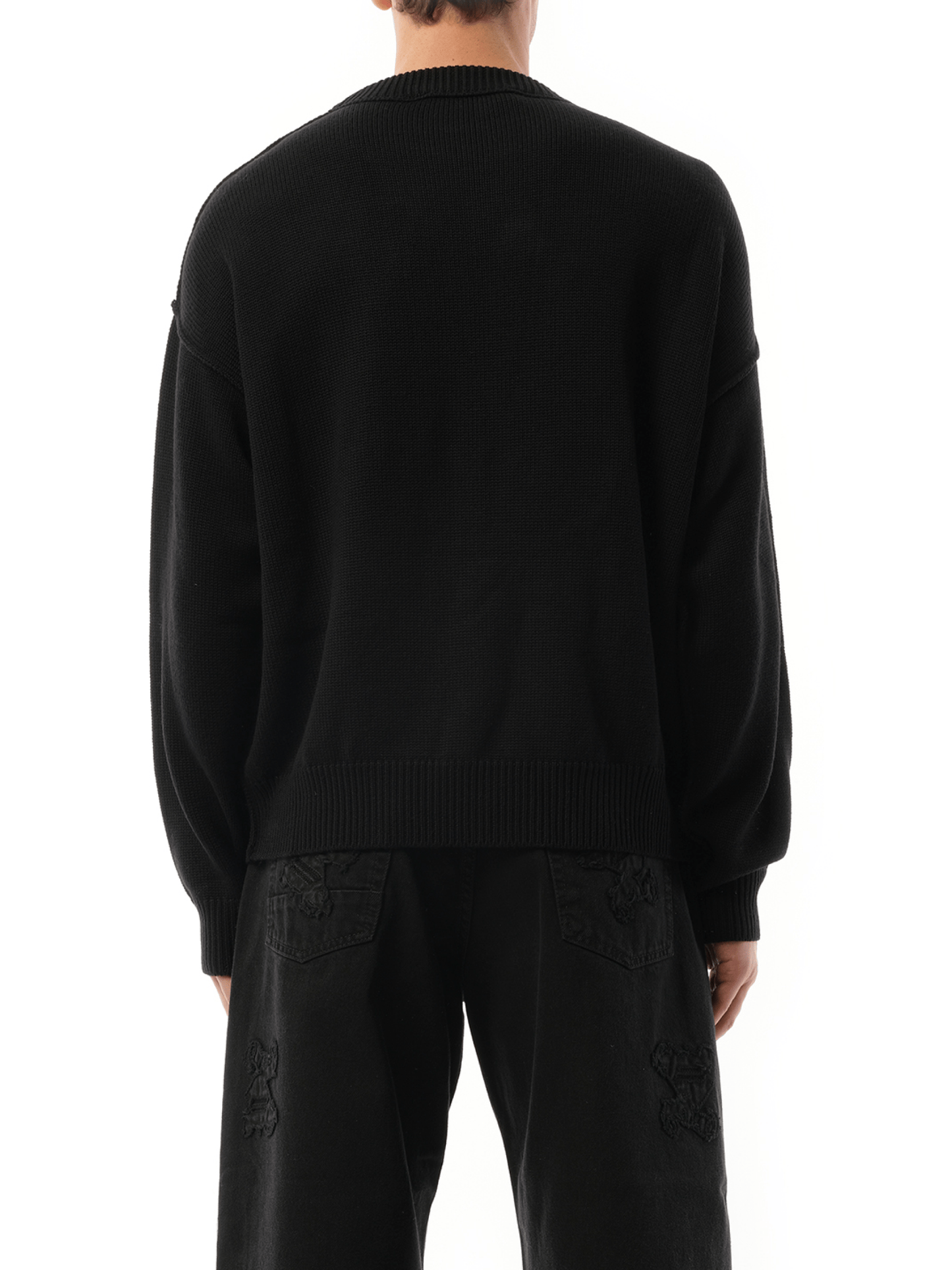 Bear in Mind Sweater in Black/Brown