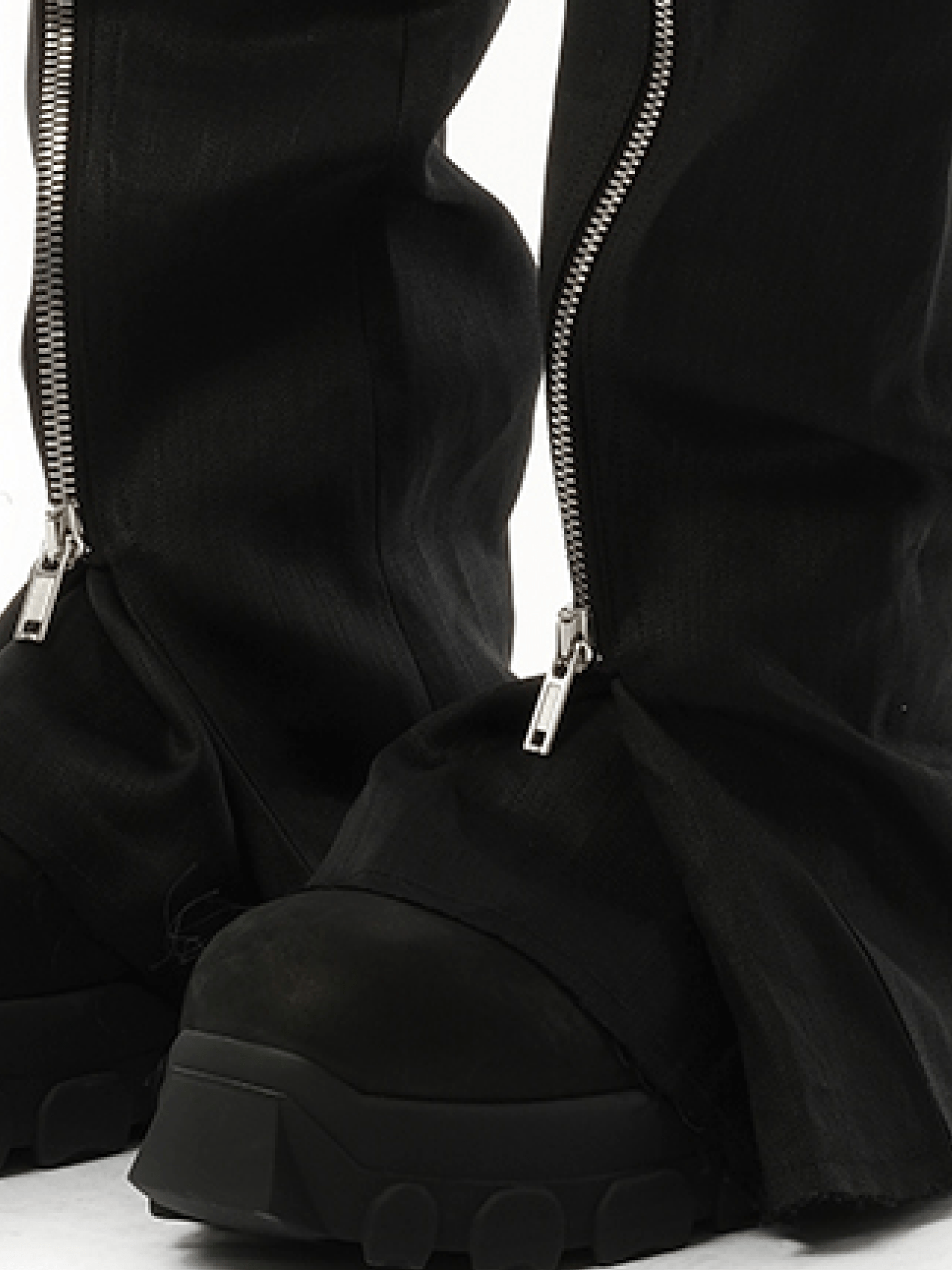 Rick Owens Linen Bolan Banana in Black
