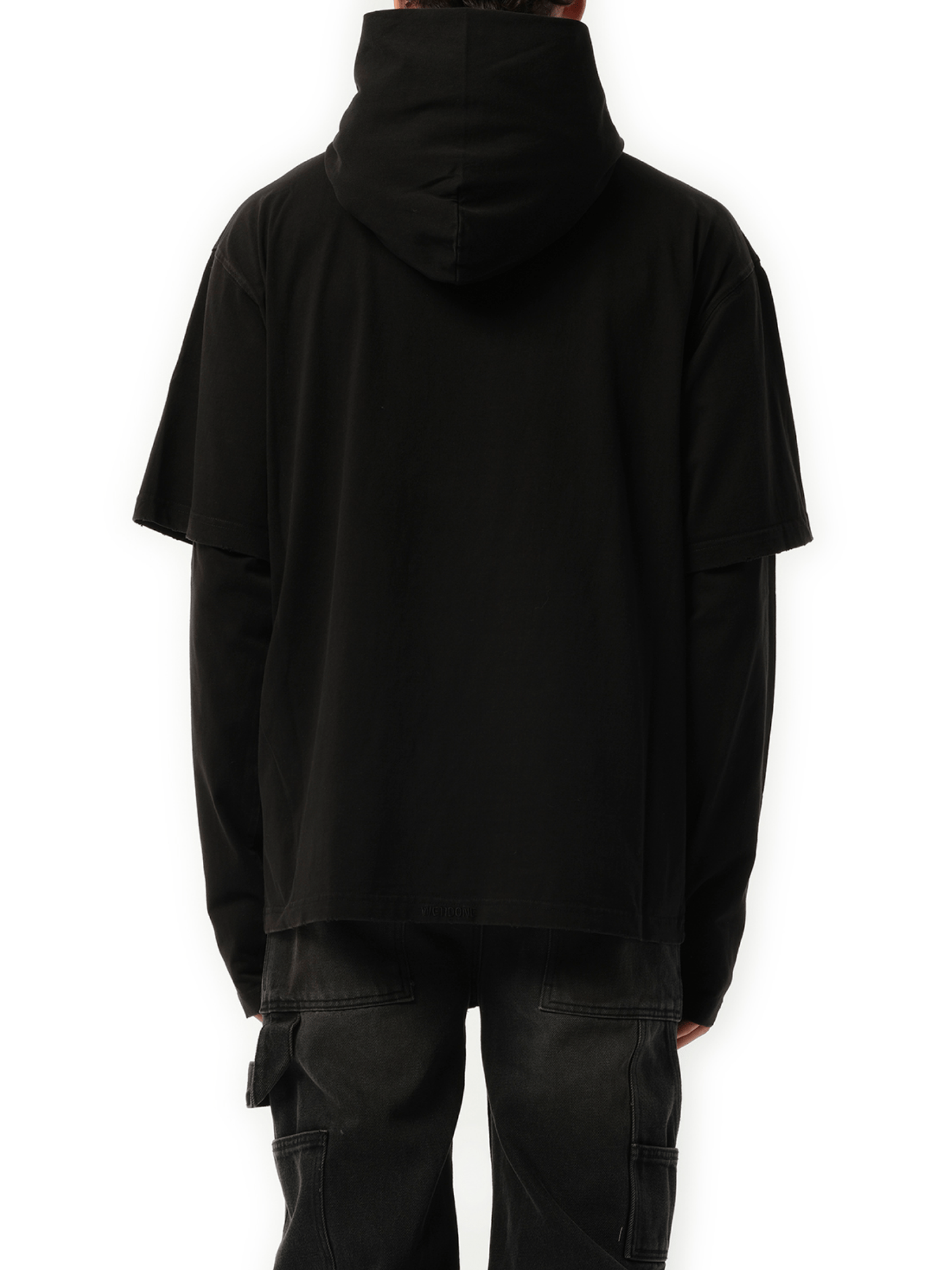 Teddy Bear With Key Hoodie in Black