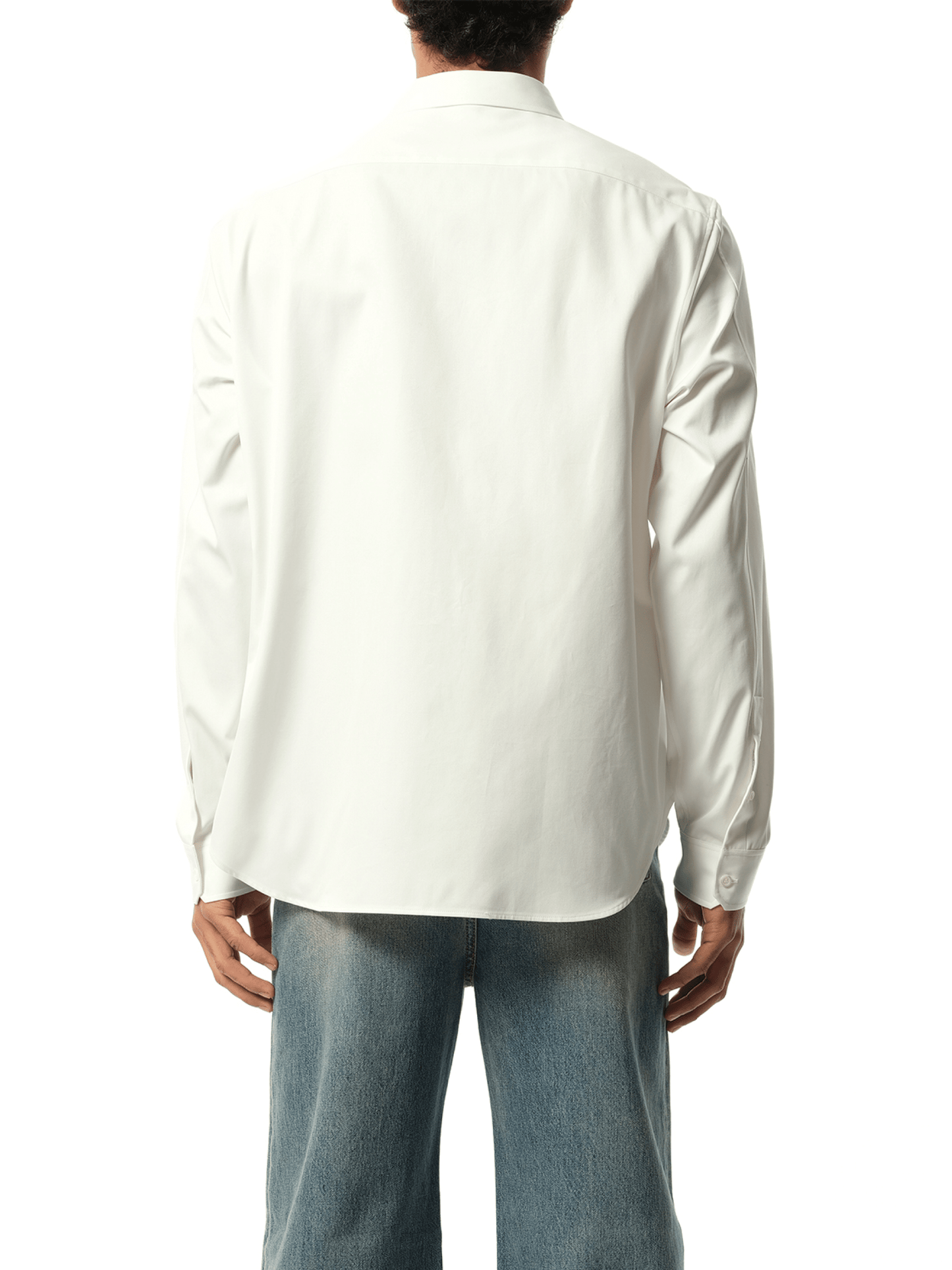 Anagram on Pocket Shirt in White