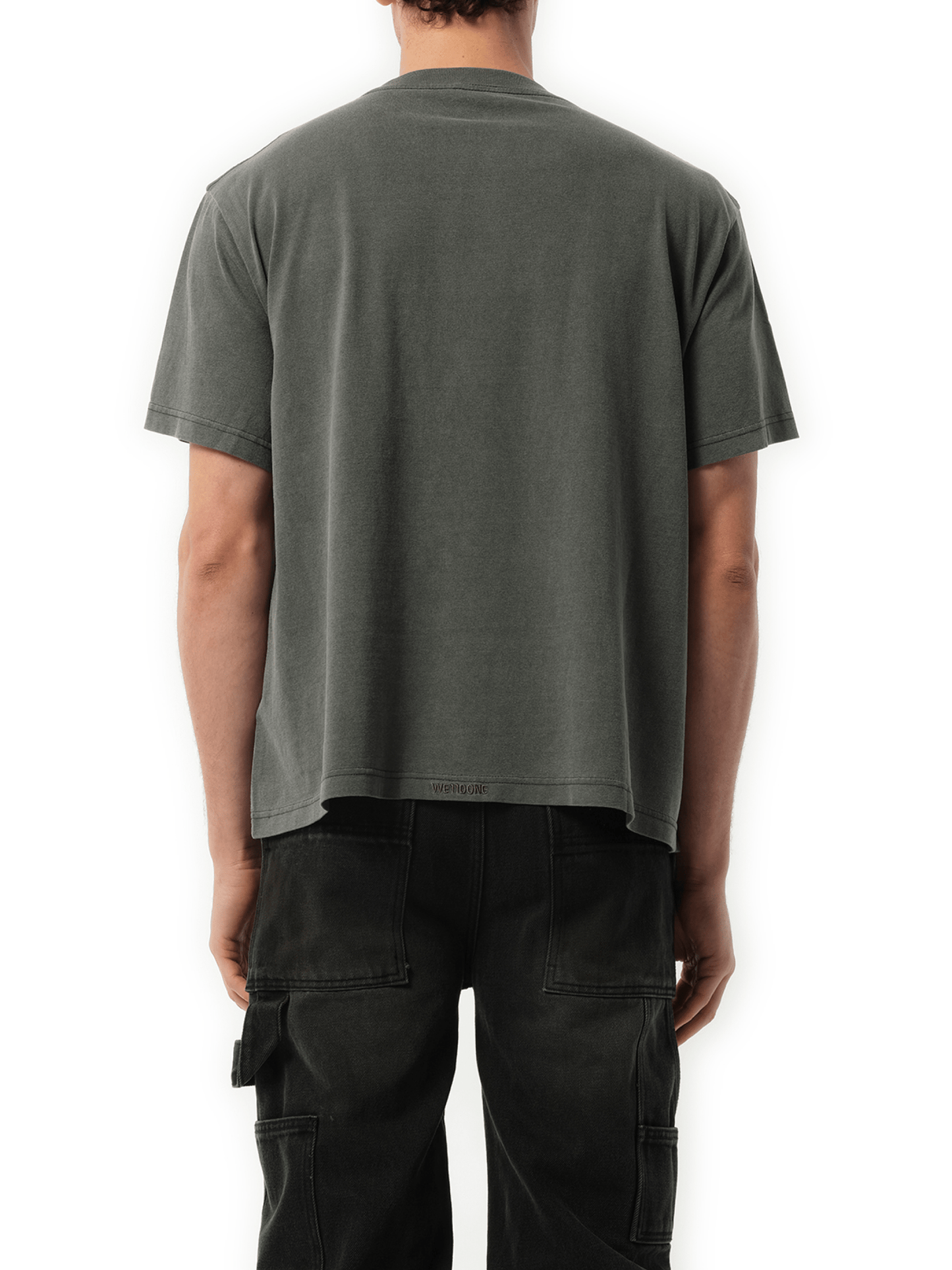 Multi-Logo T-Shirt in Charcoal