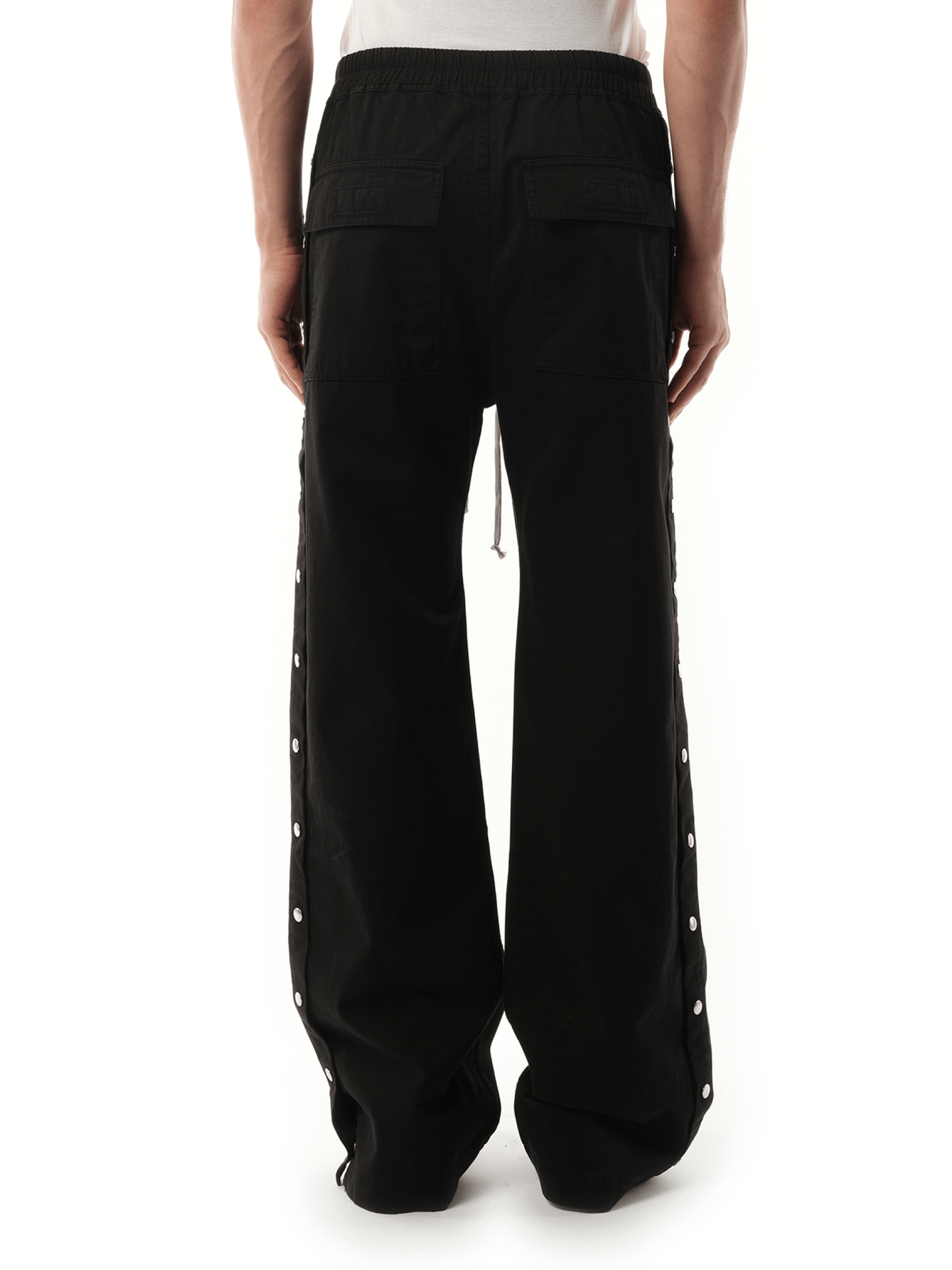 Cotton Pusher Pants in Black