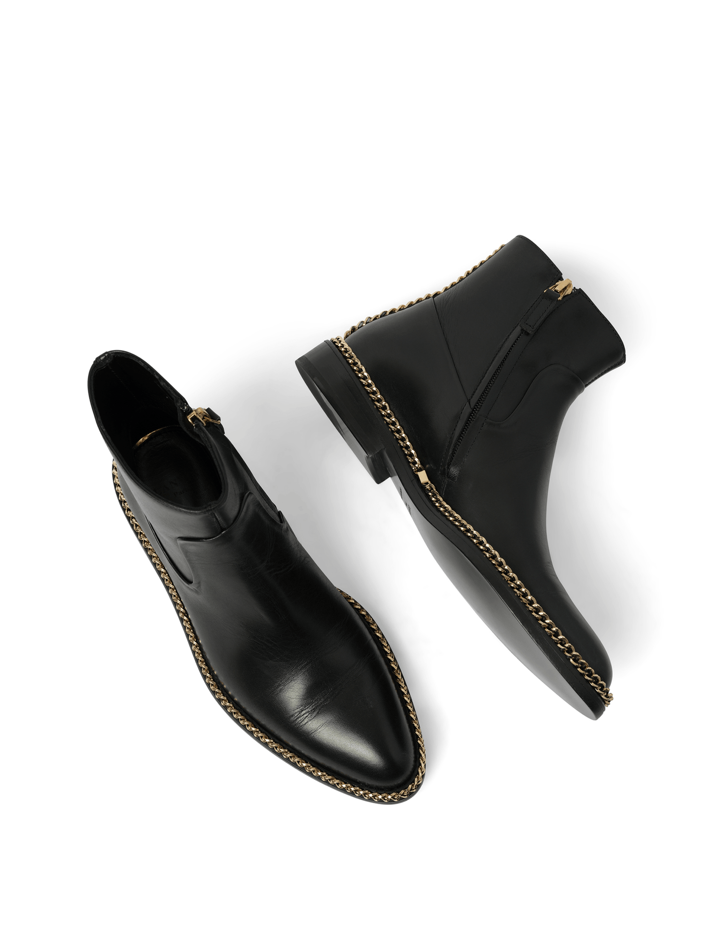 Chain Bootie in Black