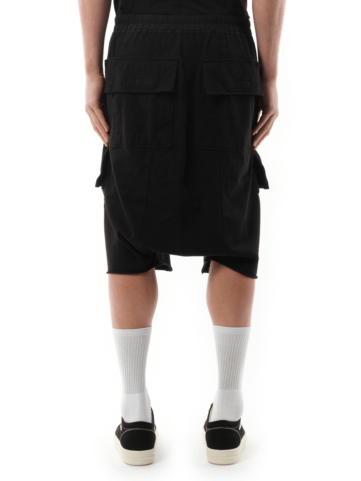 Creatch Cargo Pods Shorts in Black