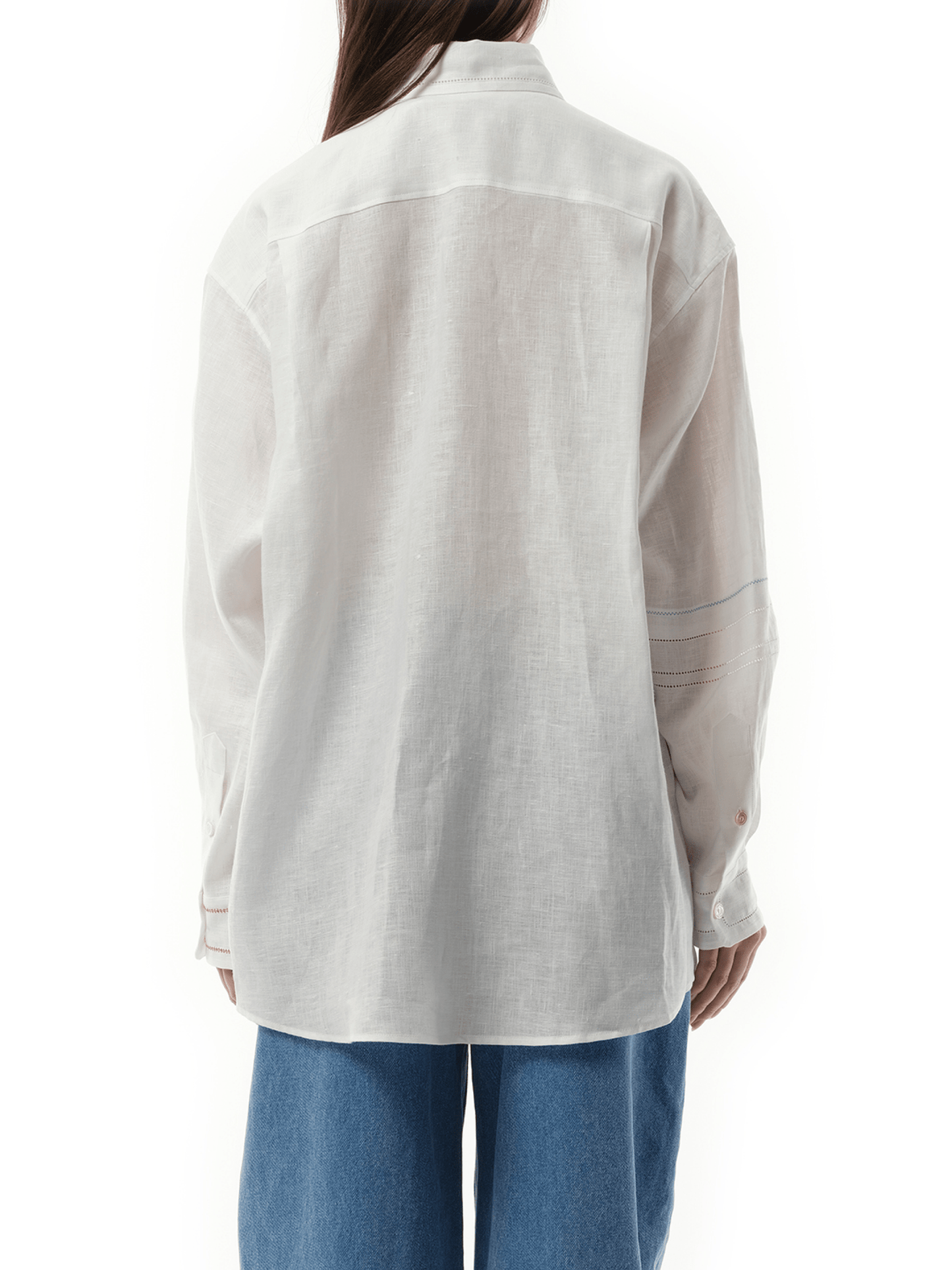 Long Sleeve Shirt in Lily White