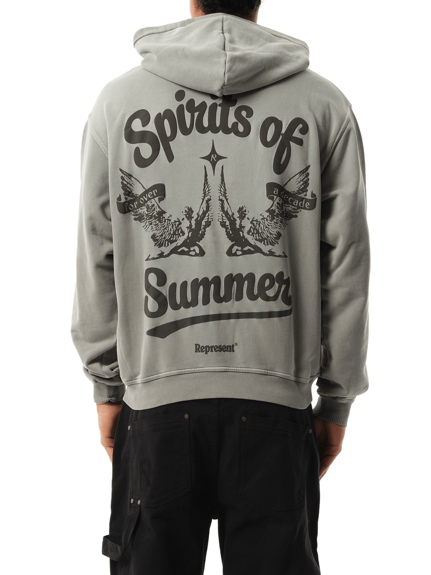 Spirits of Summer Zip Hoodie in Mist