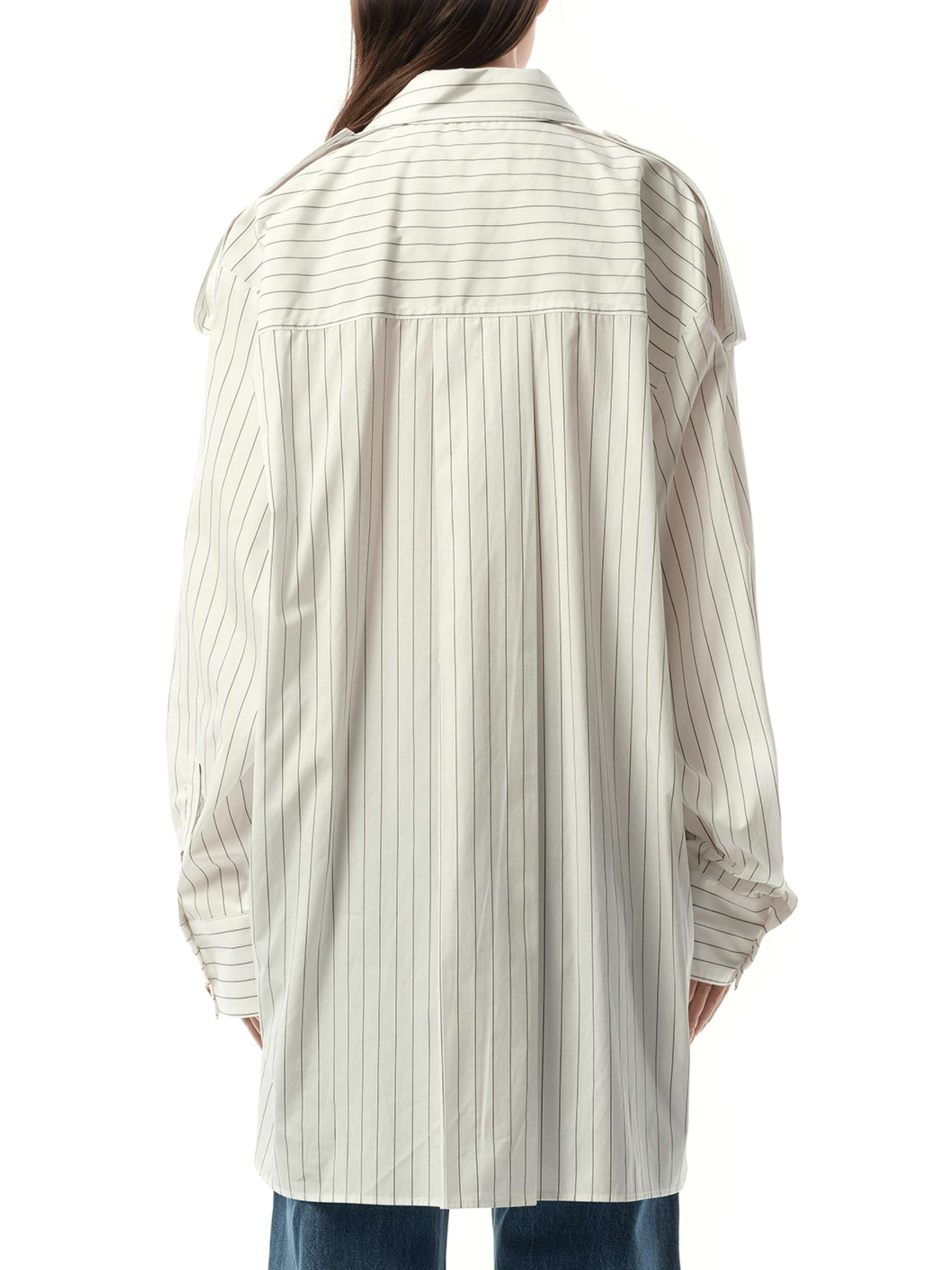 Tamal Top in White/Navy
