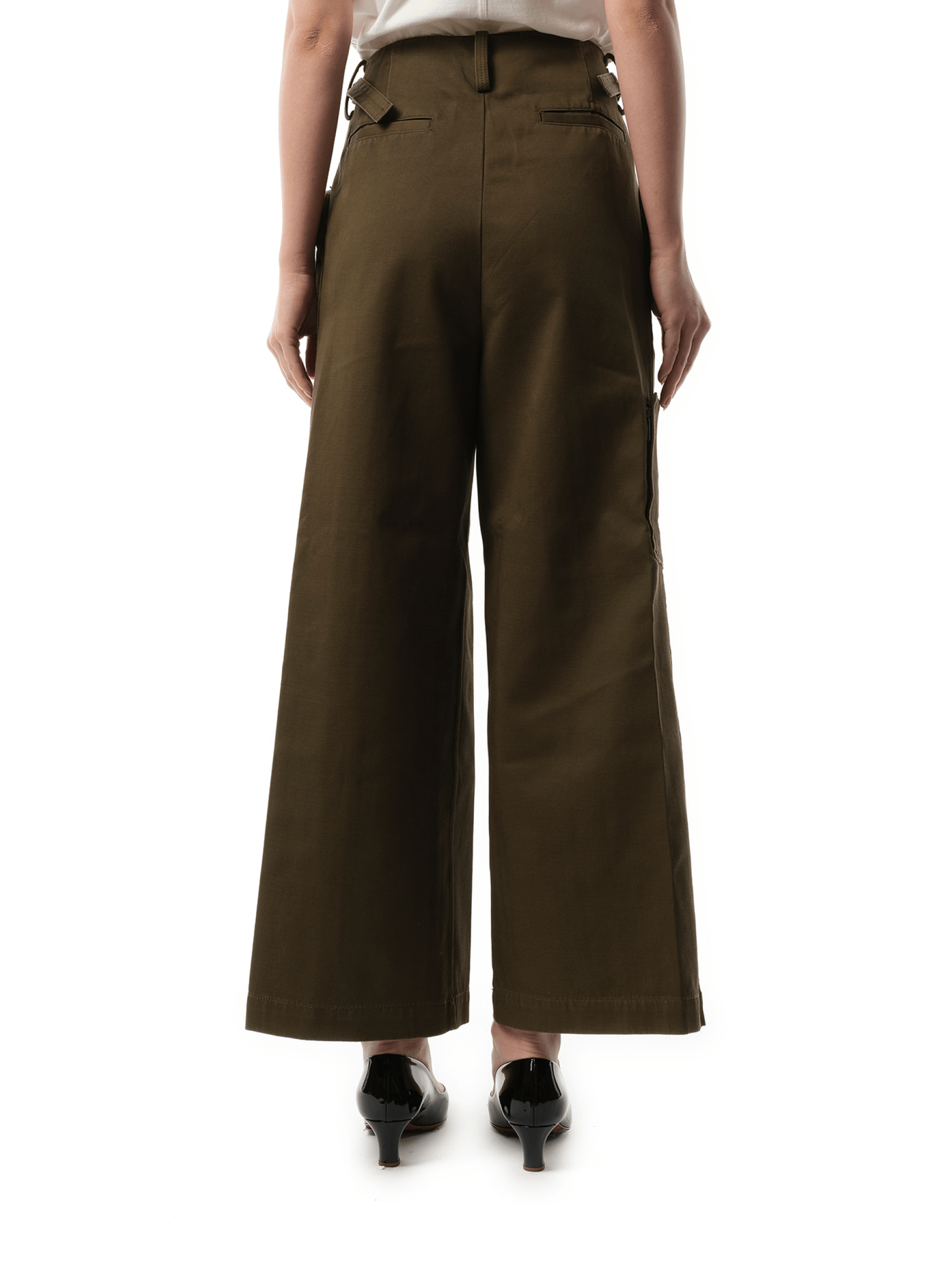 Fax Copy Express Oversized Cargo Pants in Olive
