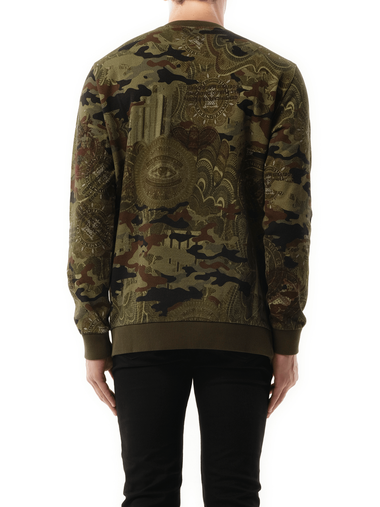 Podium Dollar Sweatshirt in Khaki