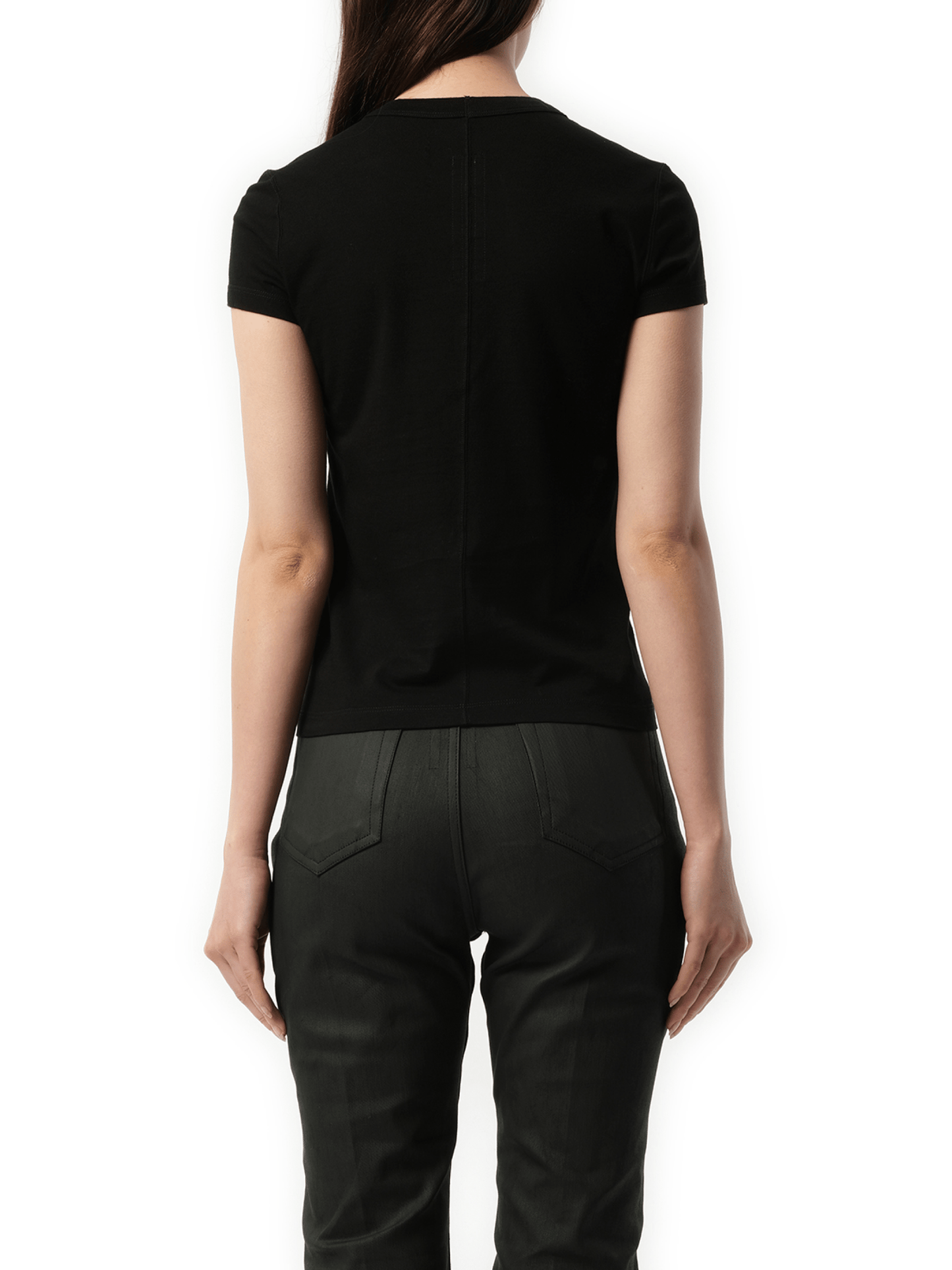 Cropped Orb Level T-Shirt in Black
