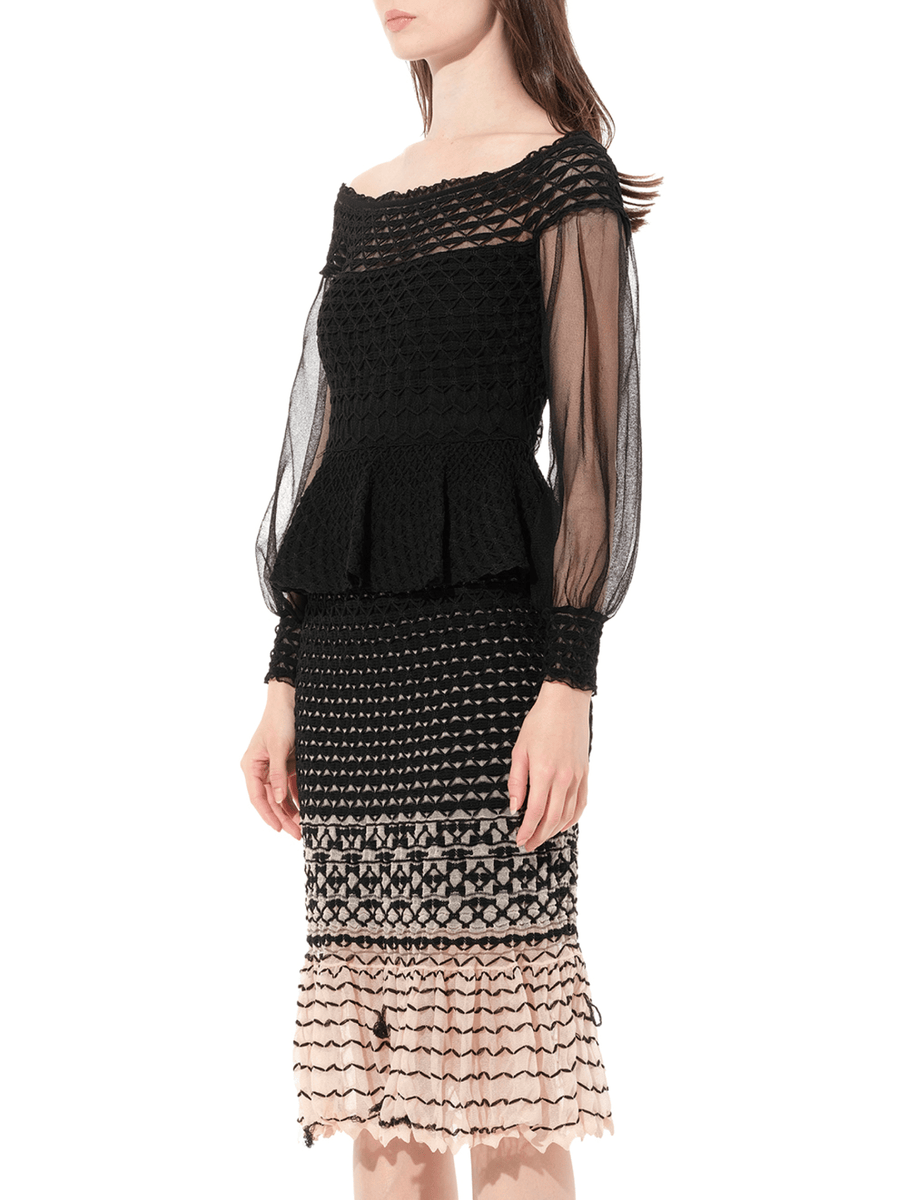 Criss Cross Dress in Black