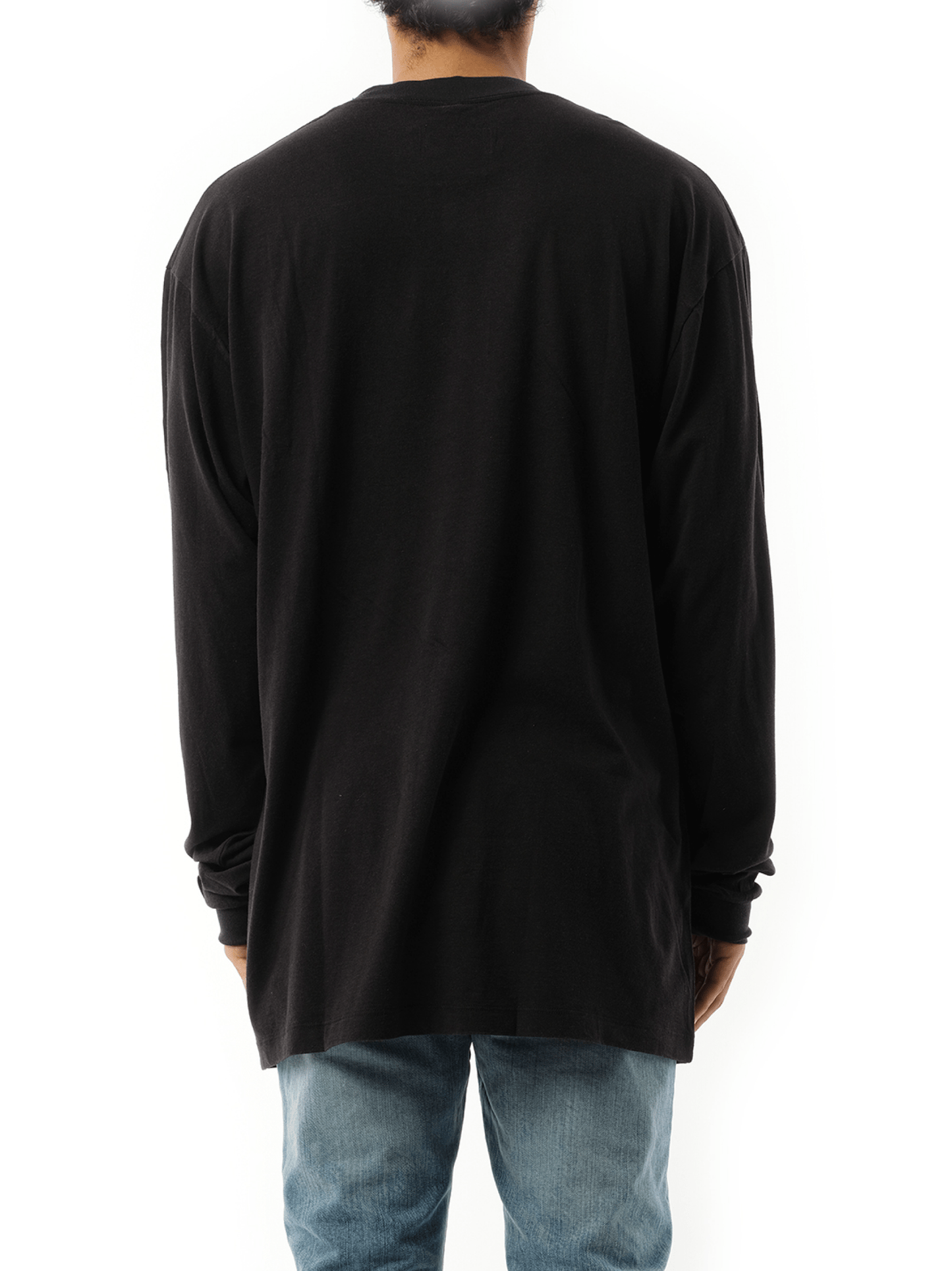 "Herbal in the Yarn" Long Sleeve T-Shirt in Black