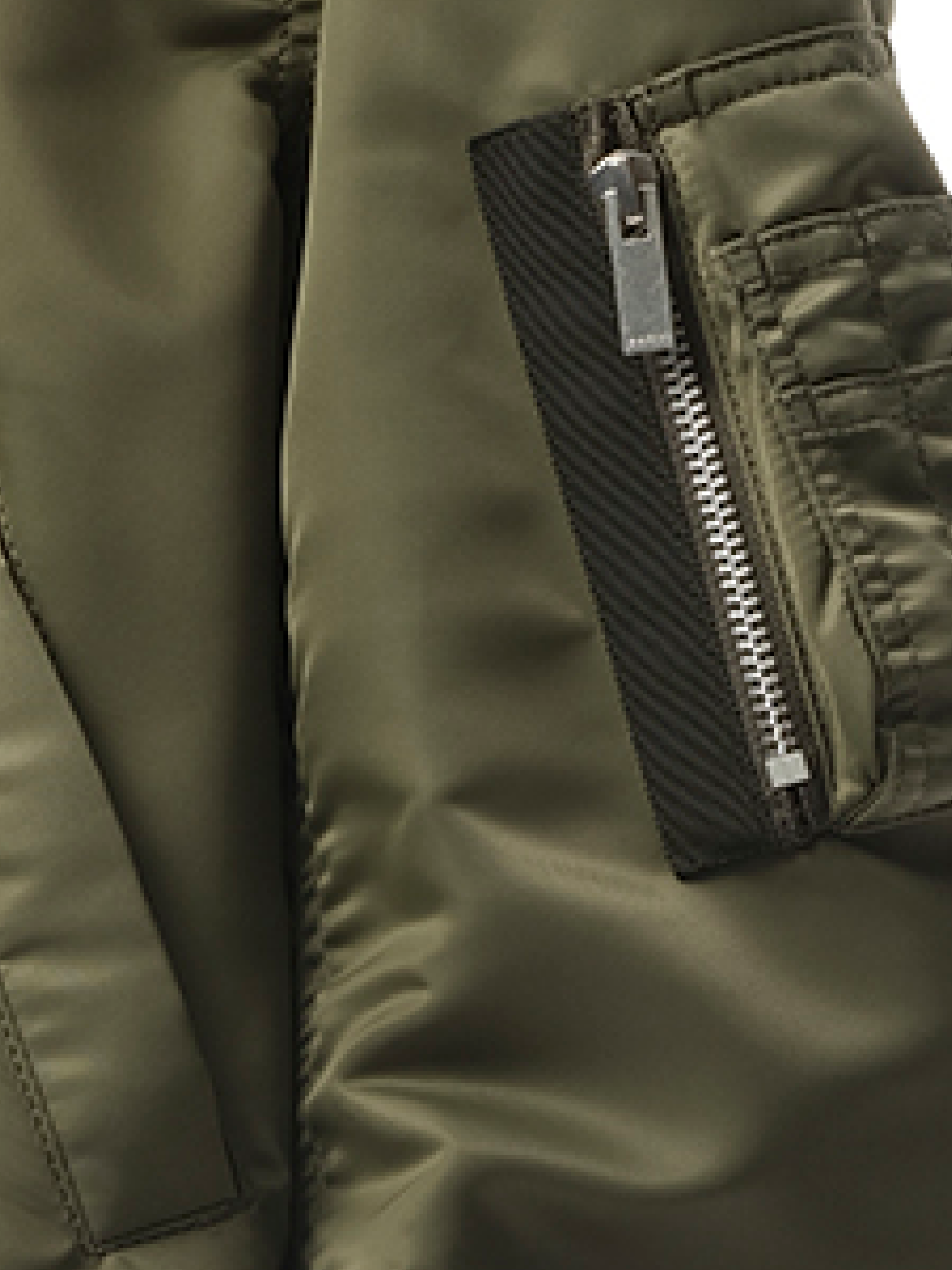 Sacai Nylon Twill Blouson in Khaki