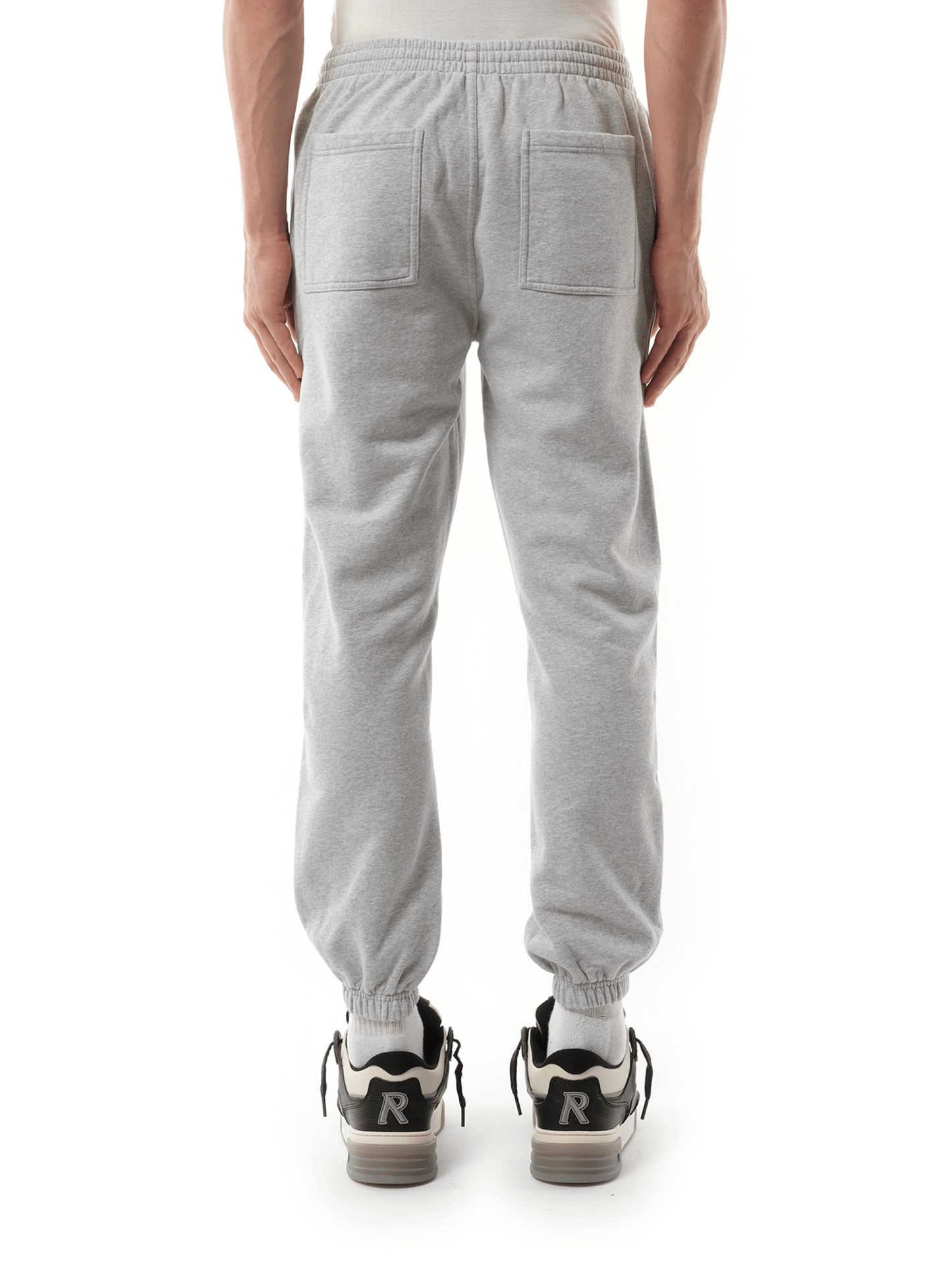 Represent Owners Club Sweatpants in Ash Grey/Black