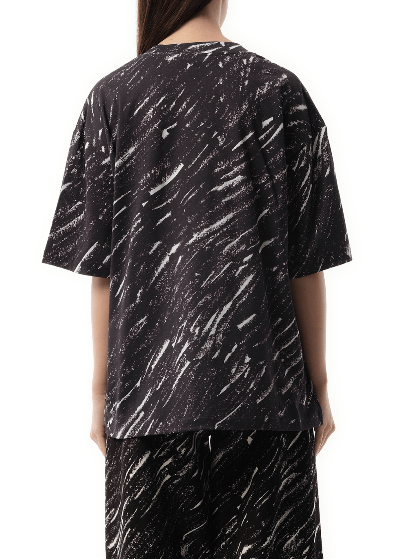 Scribbled Logo T-Shirt in Black