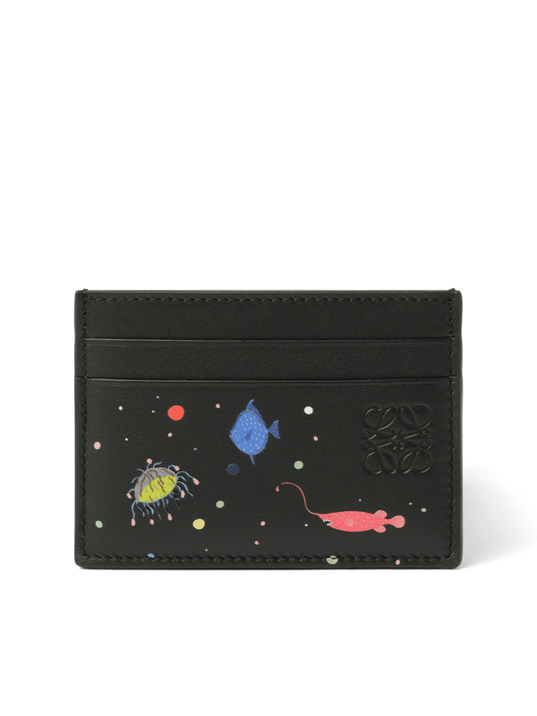 Loewe Suna Fujita Deep Sea Cardholder in Black