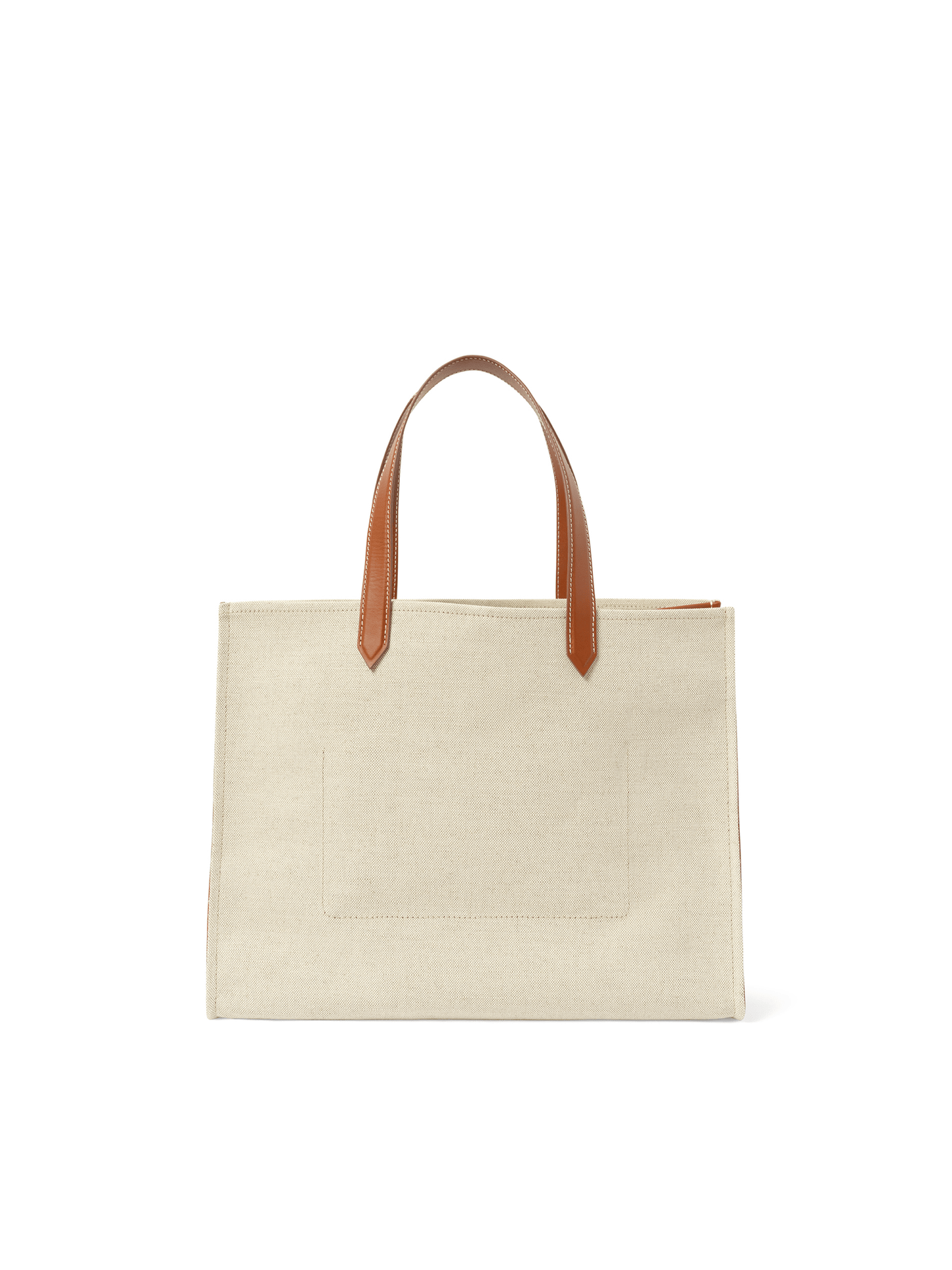 Balmain B-Army Medium Canvas Shopper Bag in Natural/Brown