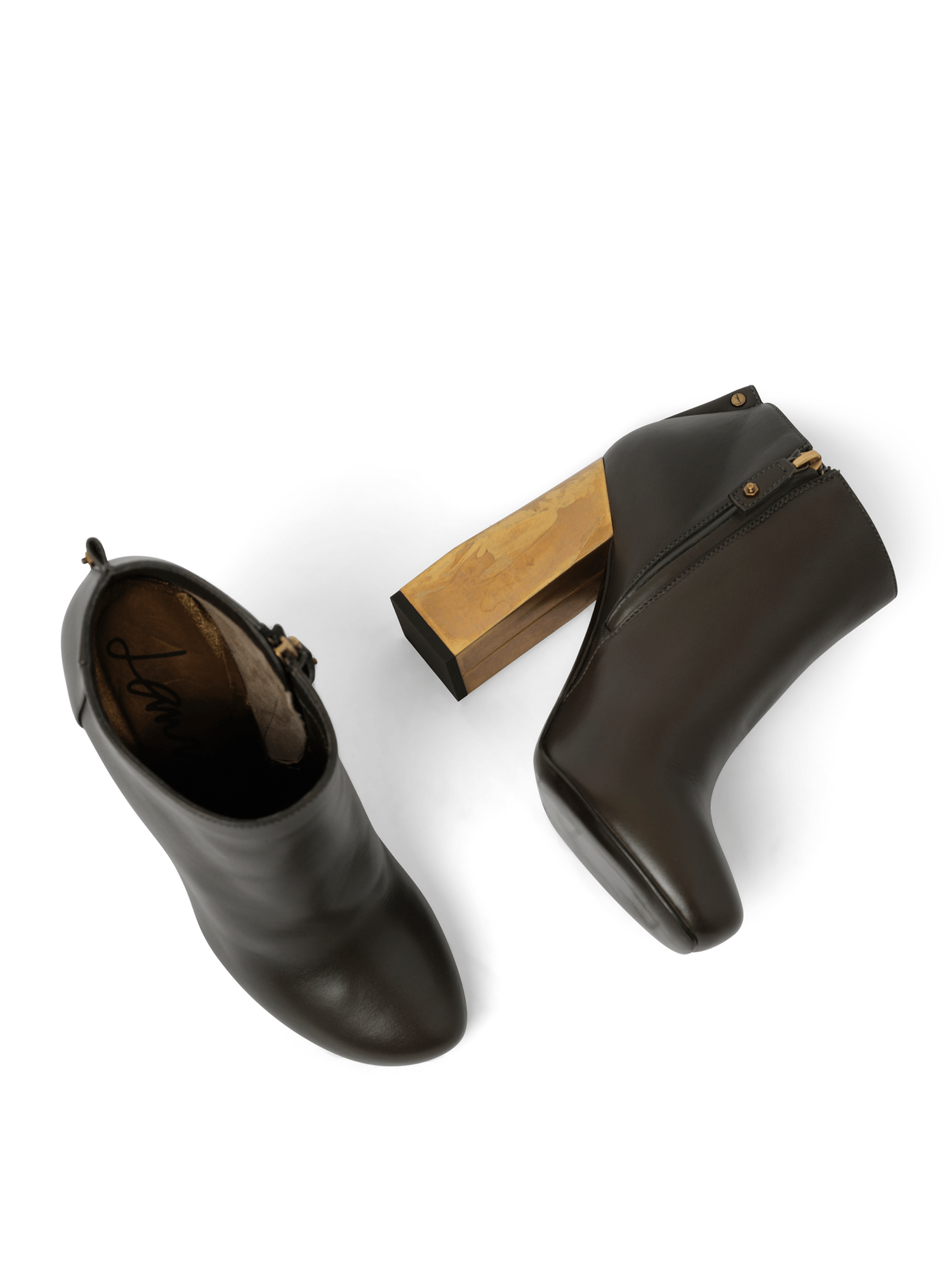 Boot in Anth Top View | LANVIN