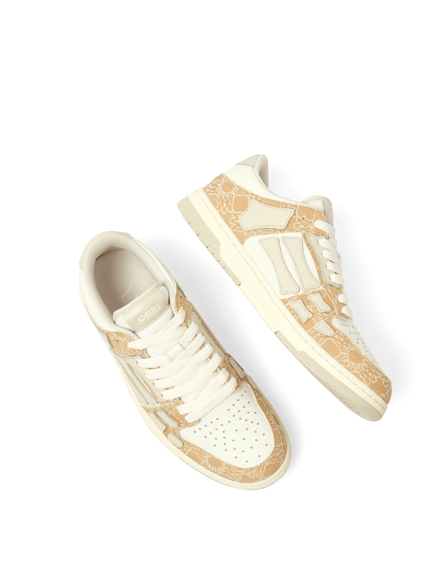 Amiri MA Quad Skeleton Sneaker in Birch