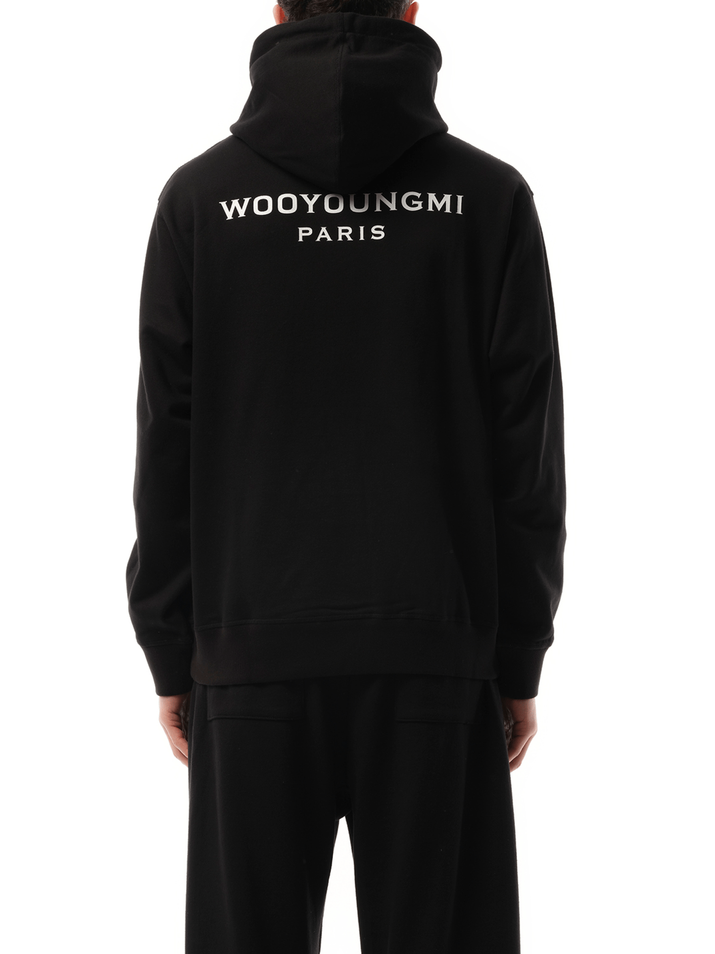 WYM Patch Hoodie in Black