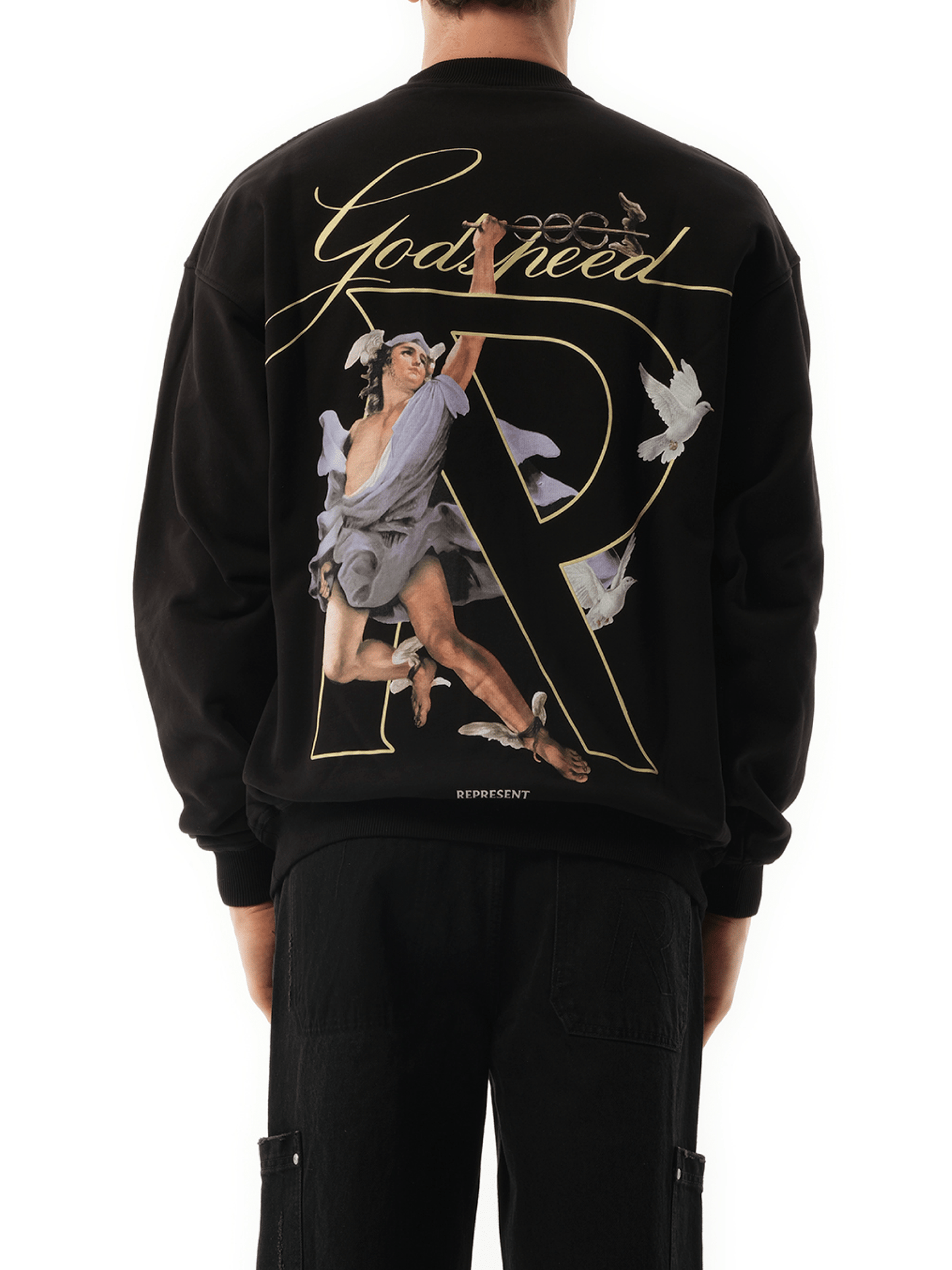 Hermes Sweatshirt in Jet Black