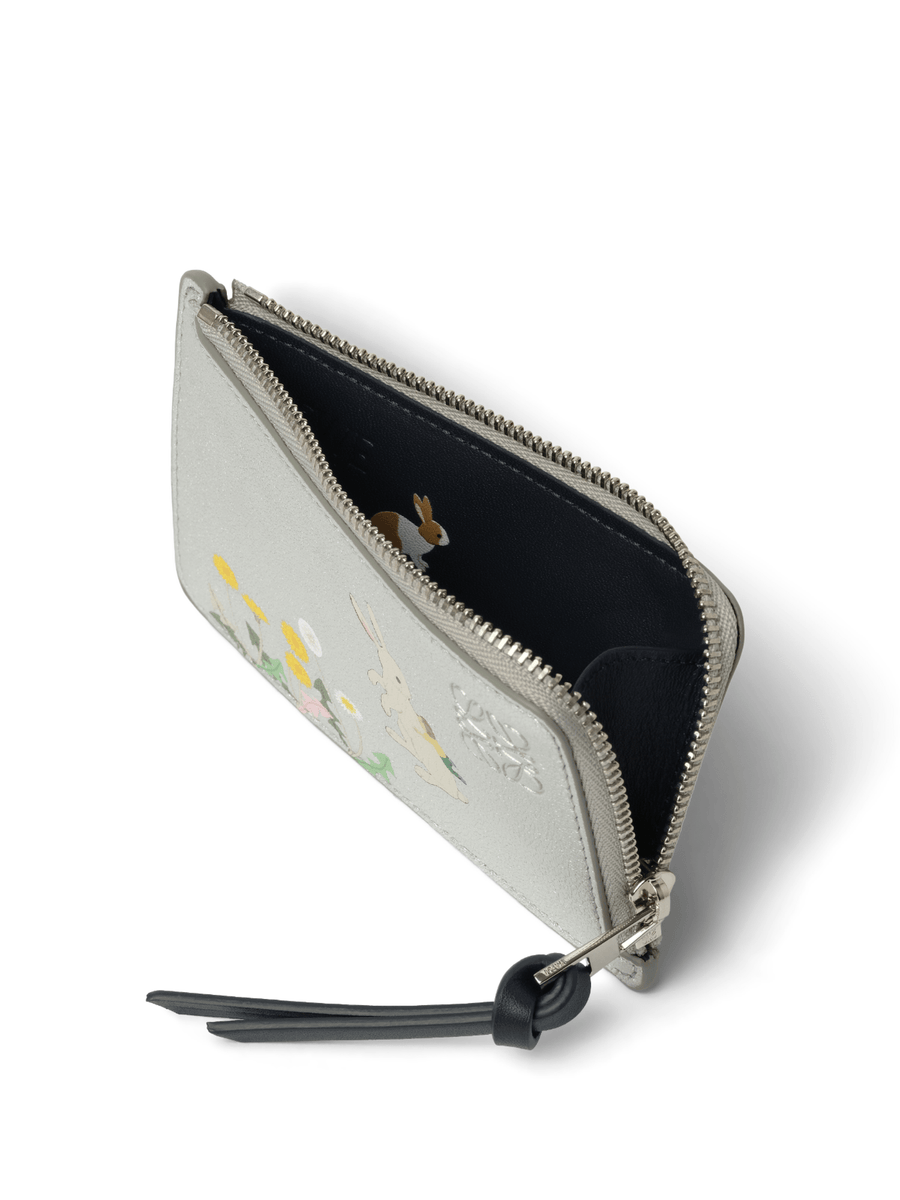 Loewe Bunnies Coin Cardholder in Silver