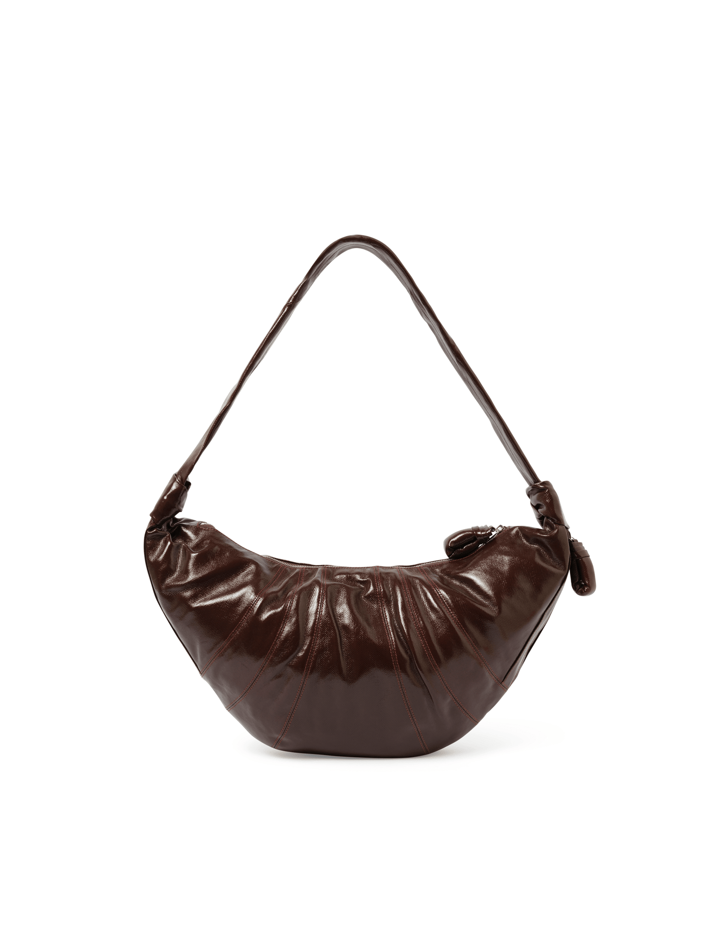 Lemaire Large Croissant Bag in Chocolate Fondant
