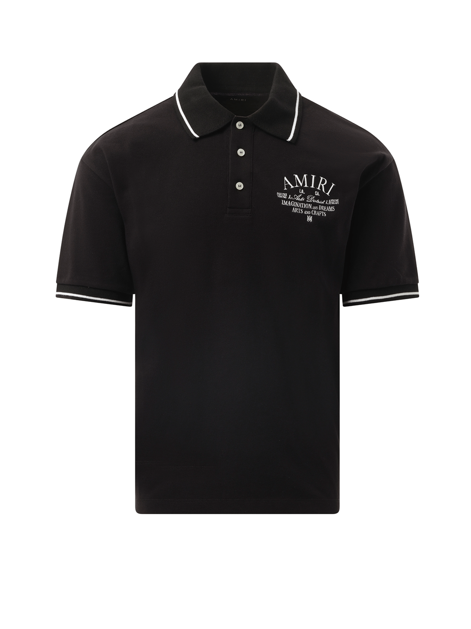 Amiri Amiri Arts District Polo in Black