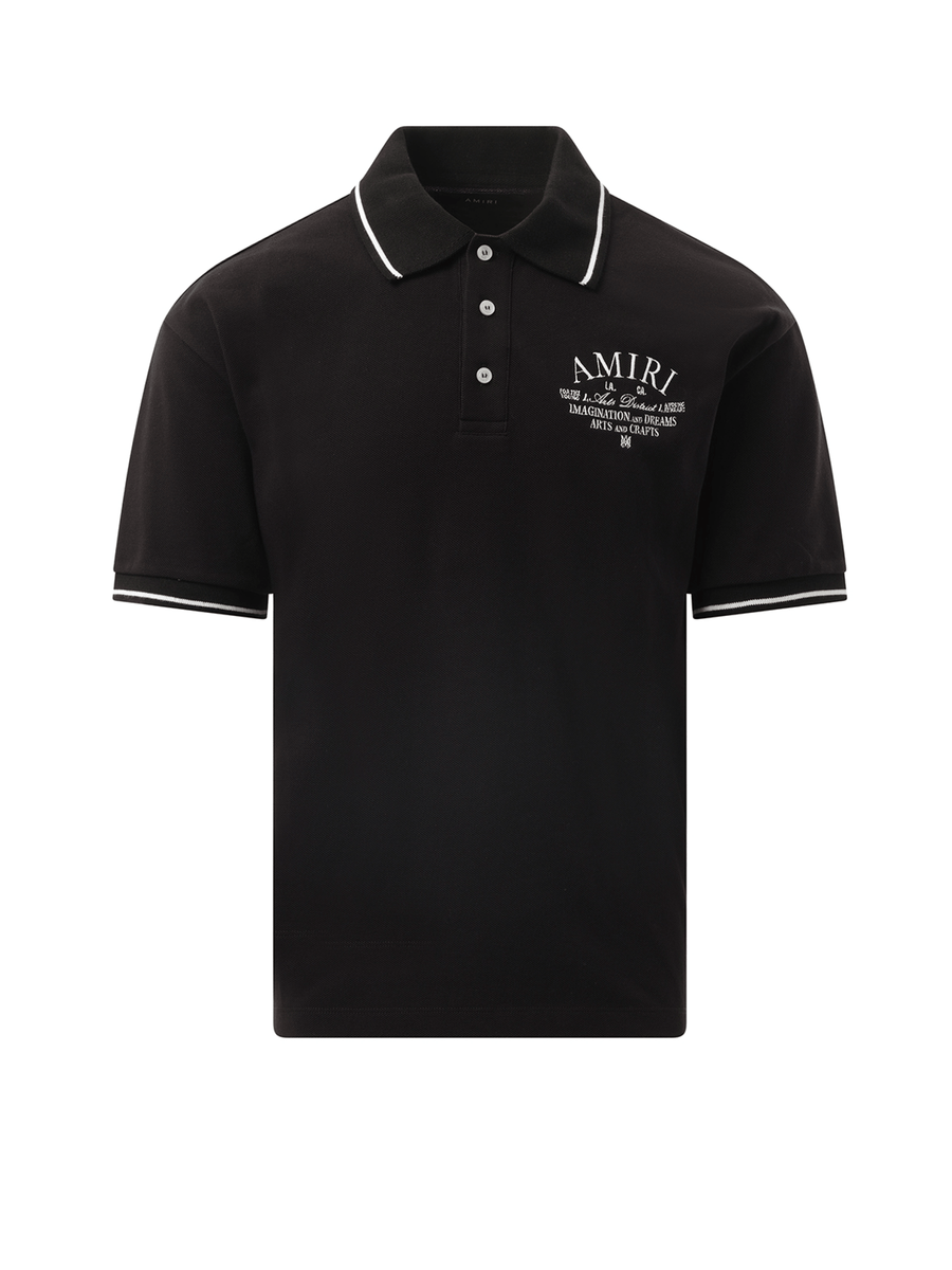 Amiri Amiri Arts District Polo in Black