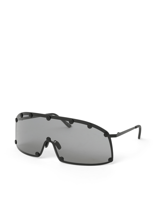 Rick Owens Shielding Sunglasses in Black