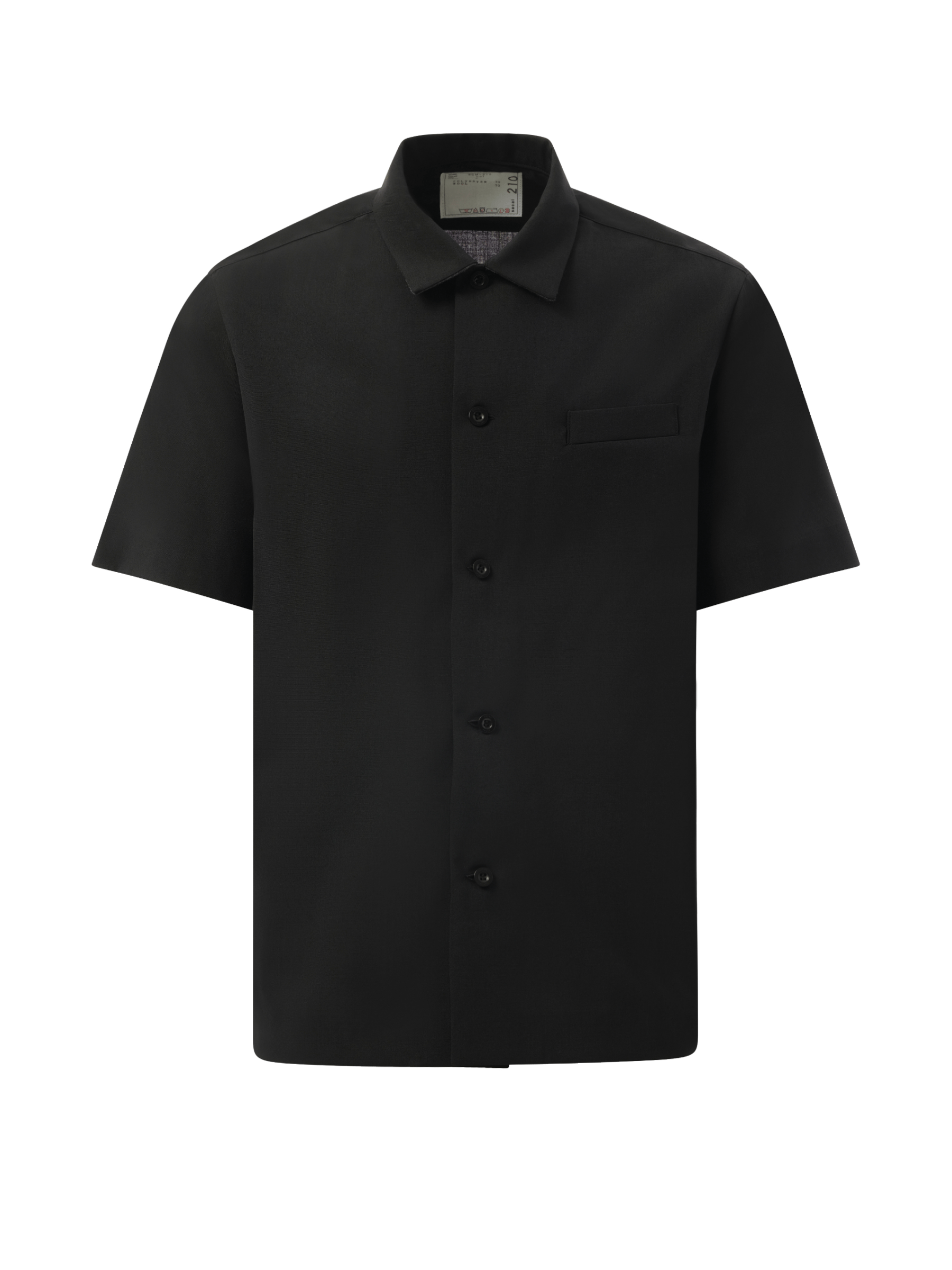 Sacai Cotton Suiting Shirt in Black