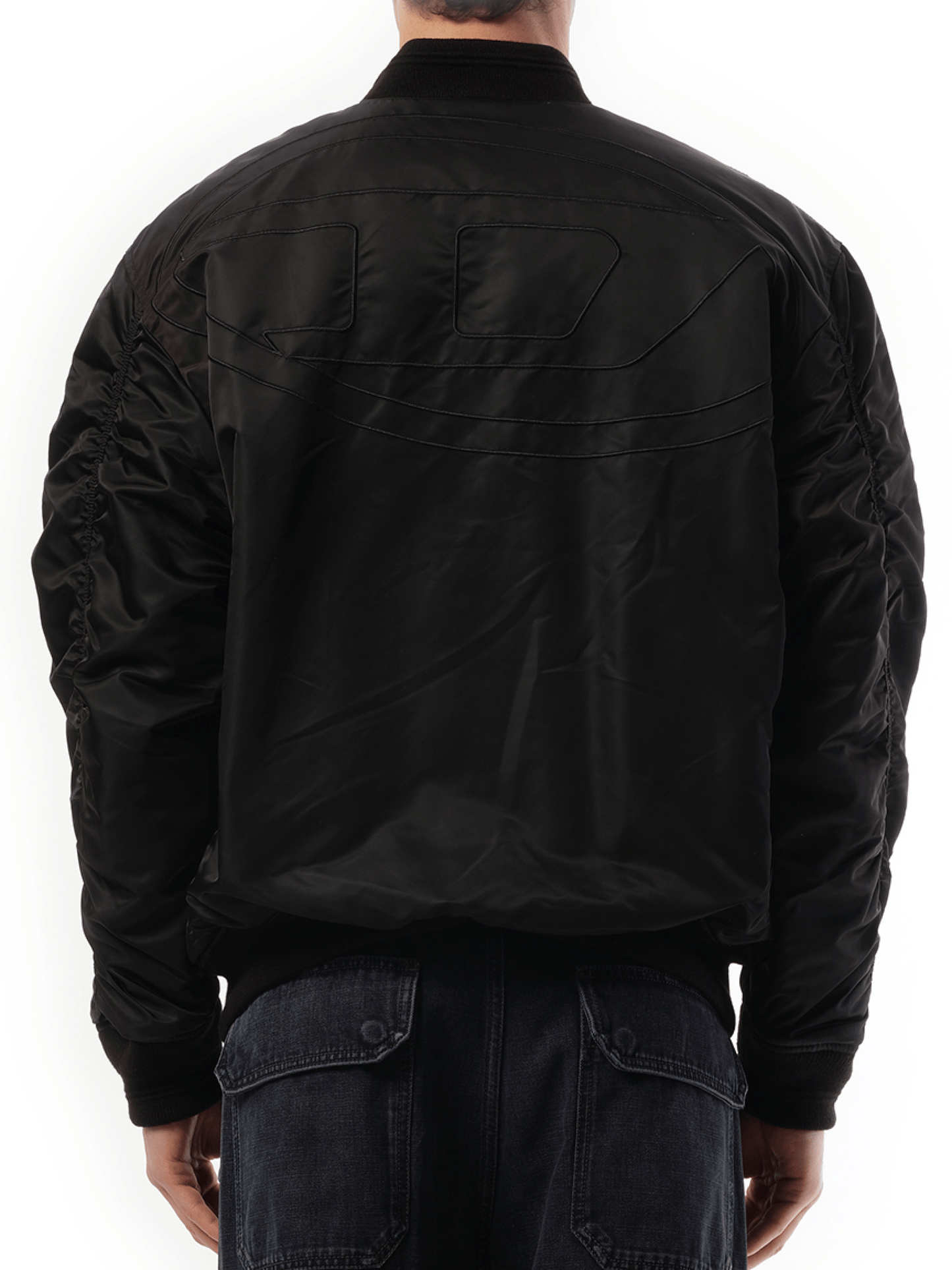 Diesel J-Held Bomber Jacket in Black