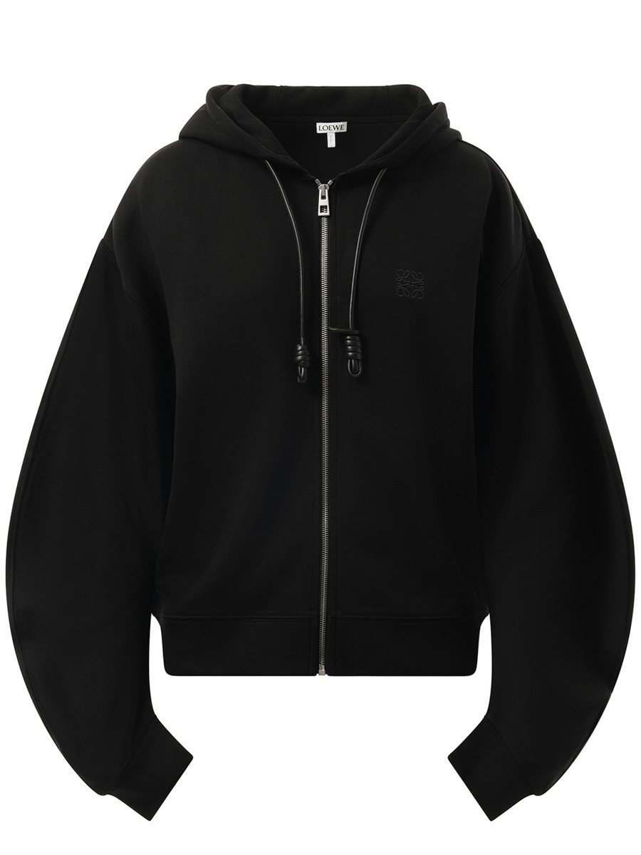 Loewe Flamenco Zip Hoodie in Black