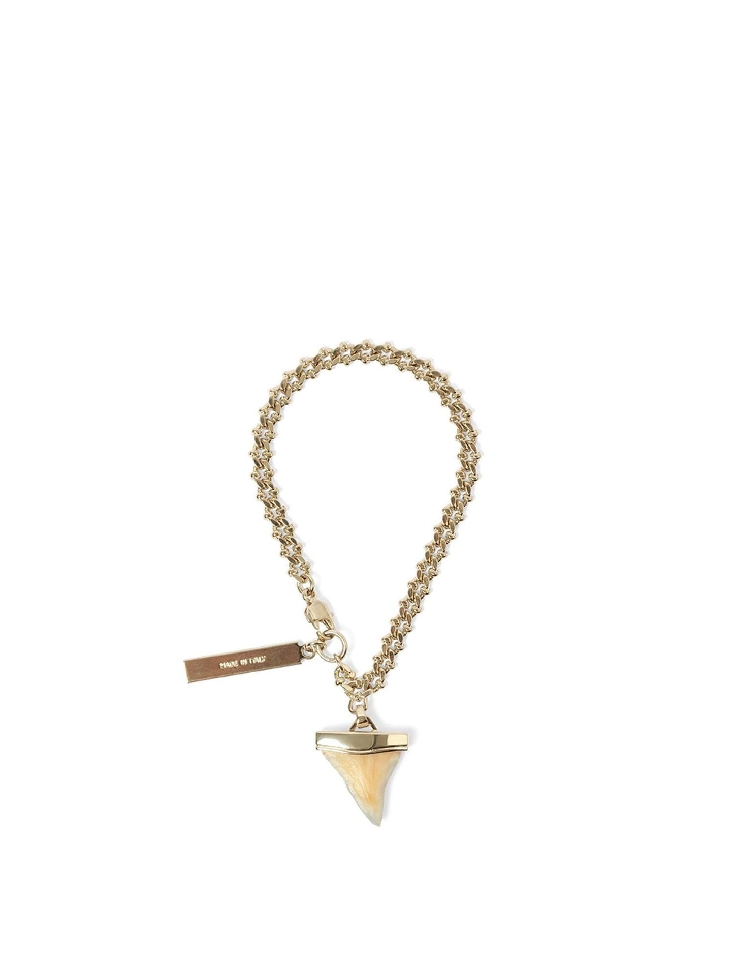 S Shark Tooth Bracelet in Gold