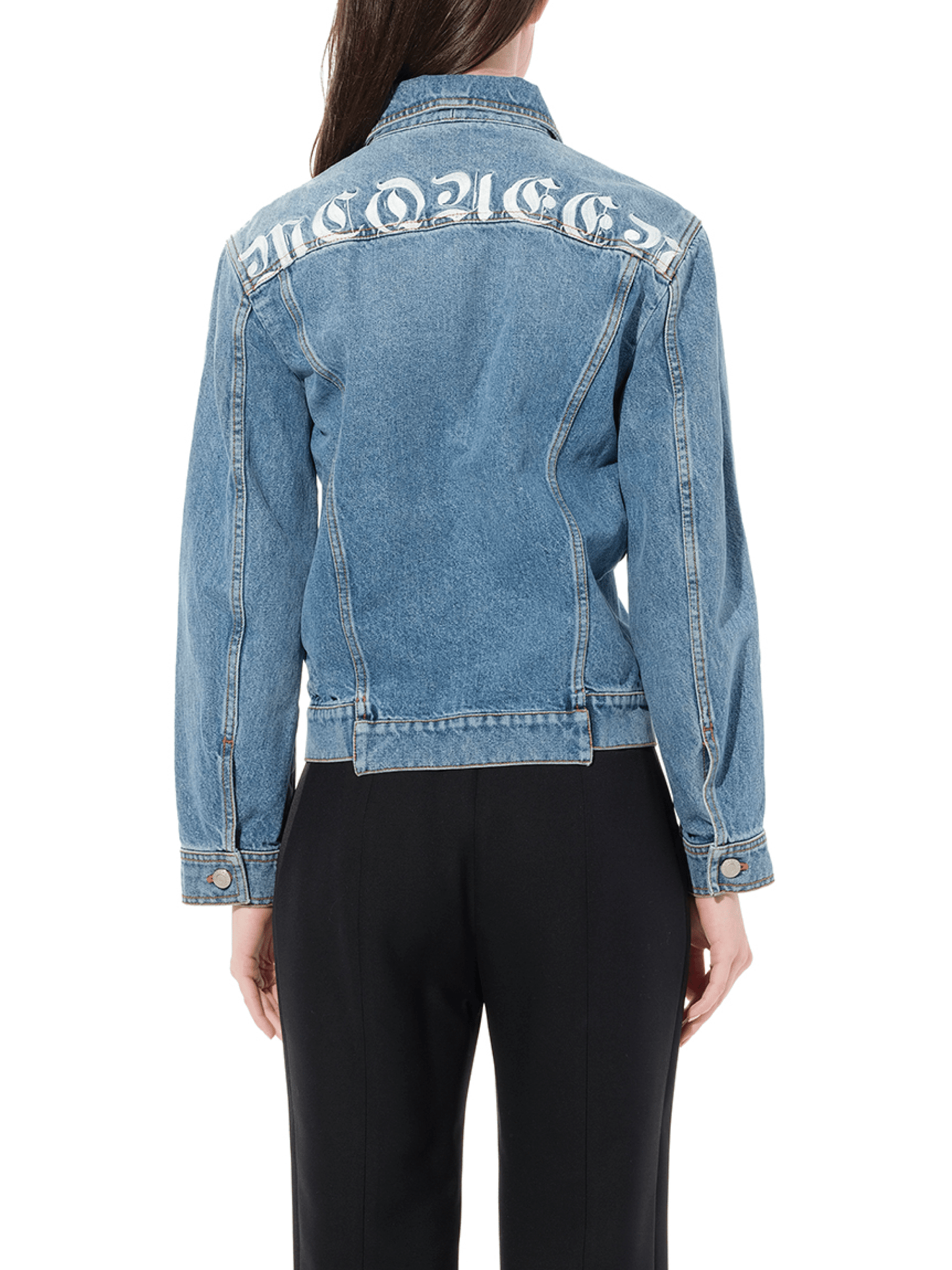 Emb Denim Jacket in Vintage